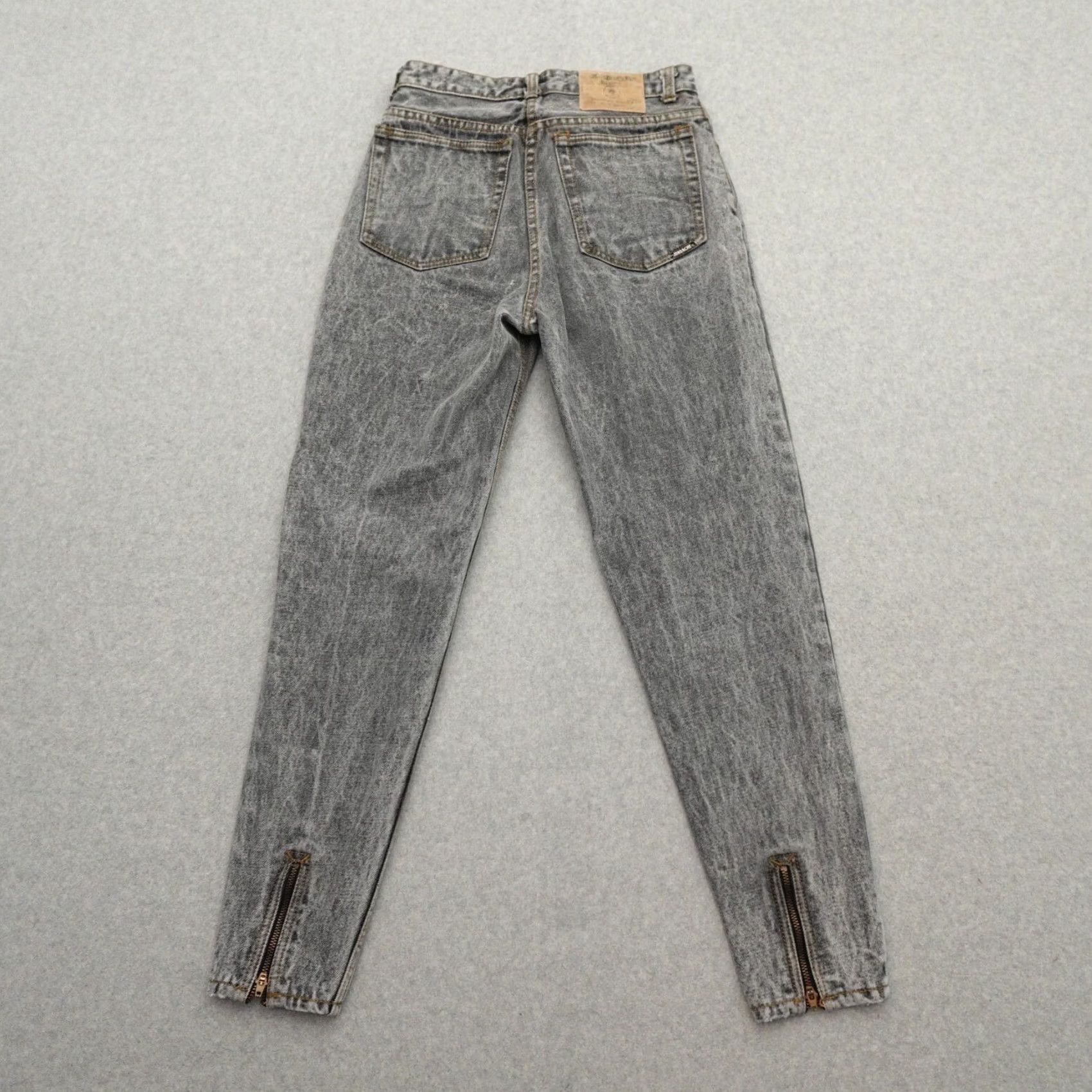 Jordache VINTAGE Jordache Women's Jeans Skinny 11/12 Gray Acid Wash High Rise Ankle 11X28 GENDER: Women Size 32" / US 10 / IT 46 - 2 Thumbnail