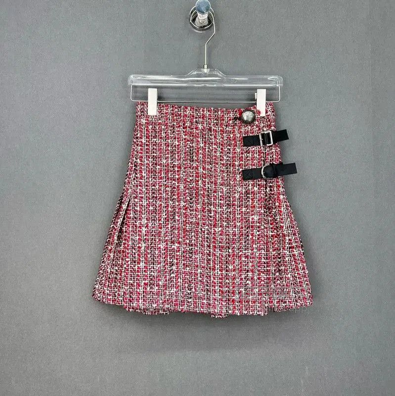 Max Mara MaxMara Red Cotton Half Skirt . Size 26" / US 2 / IT 38 - 1 Thumbnail