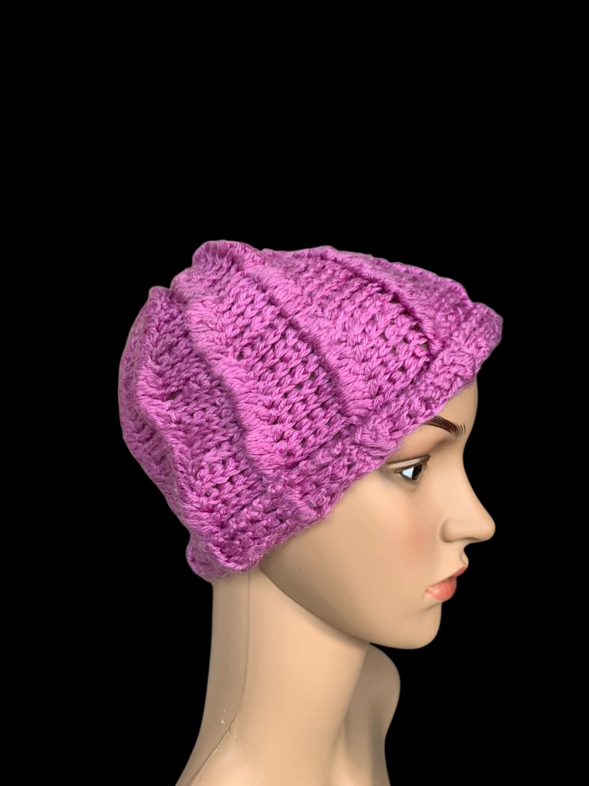 Japanese Brand × Kapital × Vintage Crochet Cable Beanies Hat Japanese Brand Handmade Size ONE SIZE - 7 Thumbnail