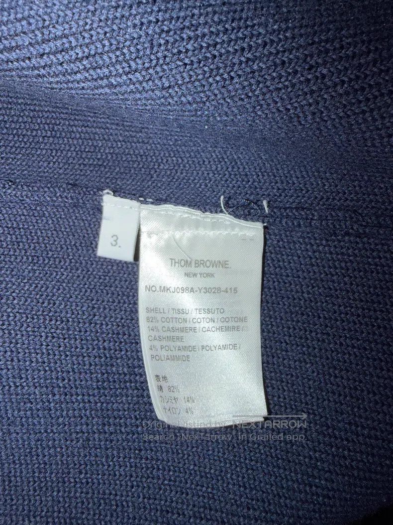 Thom Browne Thom Browne Knit Wool Coat Size US L / EU 52-54 / 3 - 4 Thumbnail
