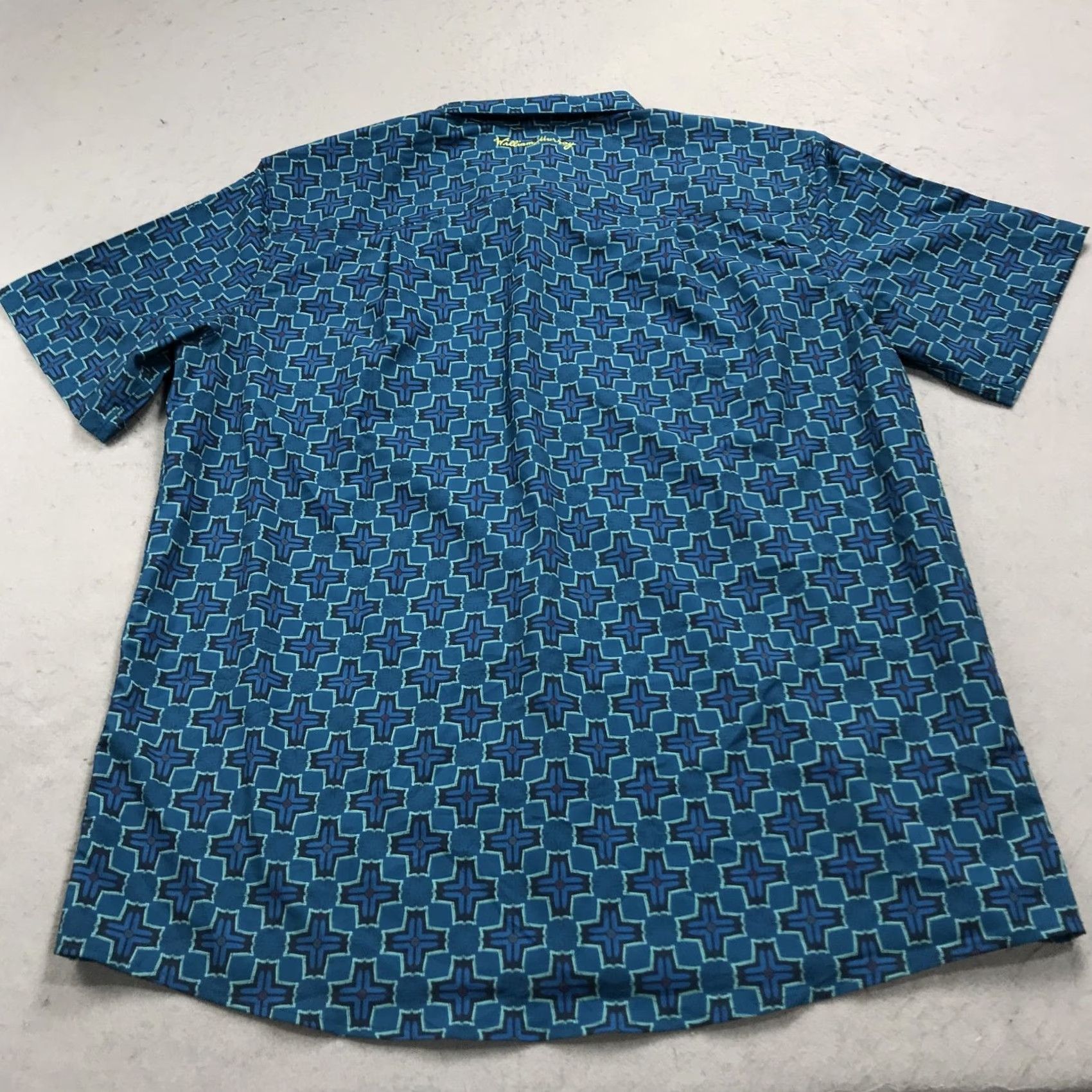 NEXT William Murray Shirt Mens 2XL Blue Next Stop Camp Collar Casual Golf Loud Shirt Size US XXL / EU 58 / 5 - 6 Thumbnail