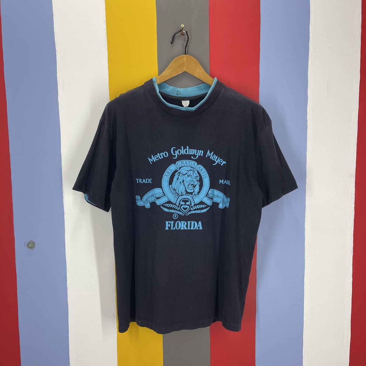 Vintage 90s Vintage METRO GOLDWYN MAYER FLORIDA T Shirt #2025/14 Size US XL / EU 56 / 4 - 1 Thumbnail