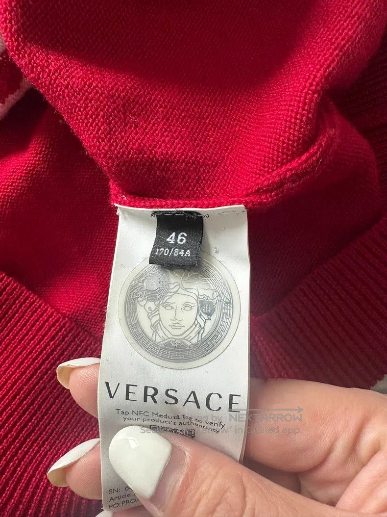 Versace Versace Men's wool sweater Size US S / EU 44-46 / 1 - 5 Thumbnail