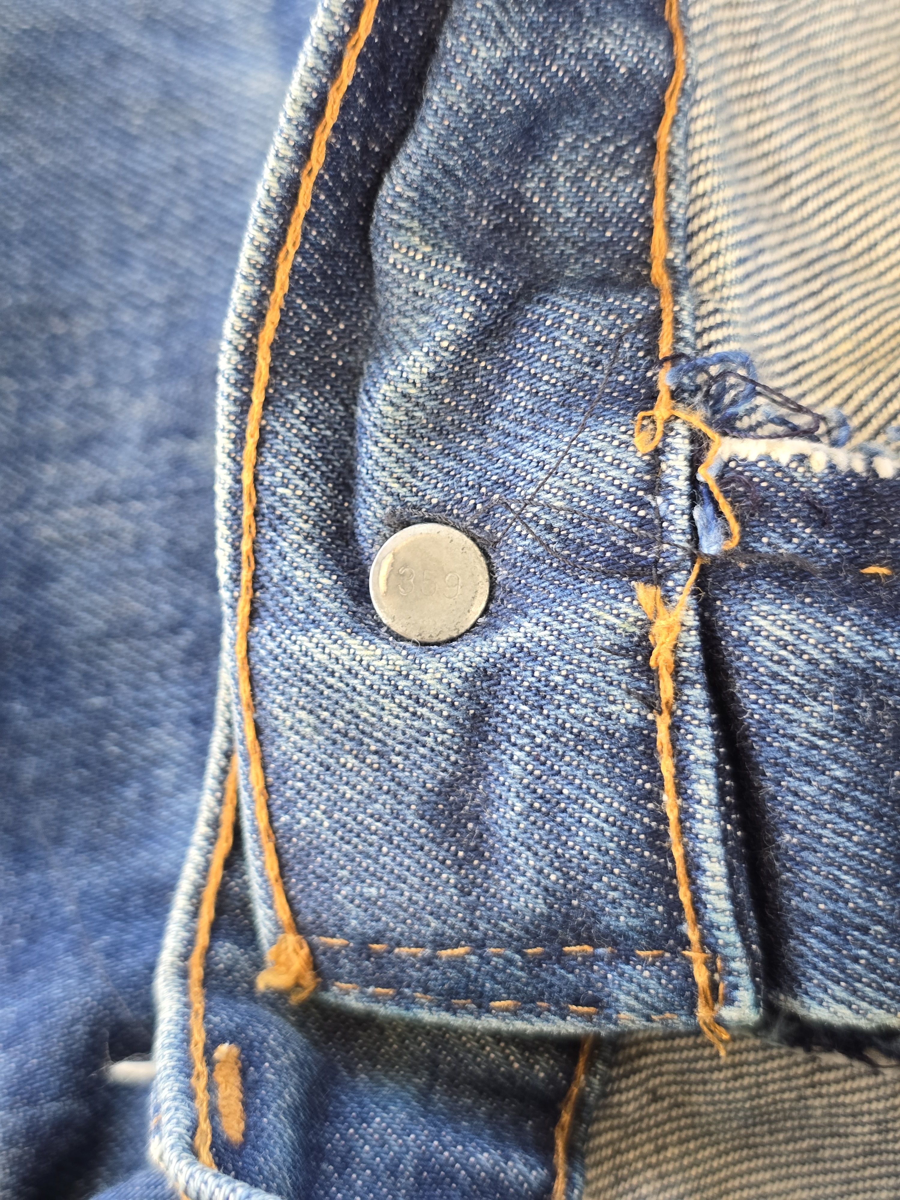 Levi's Vintage 70s Levis Orange Tab Bell Bottom Denim Size US 28 / EU 44 - 4 Thumbnail