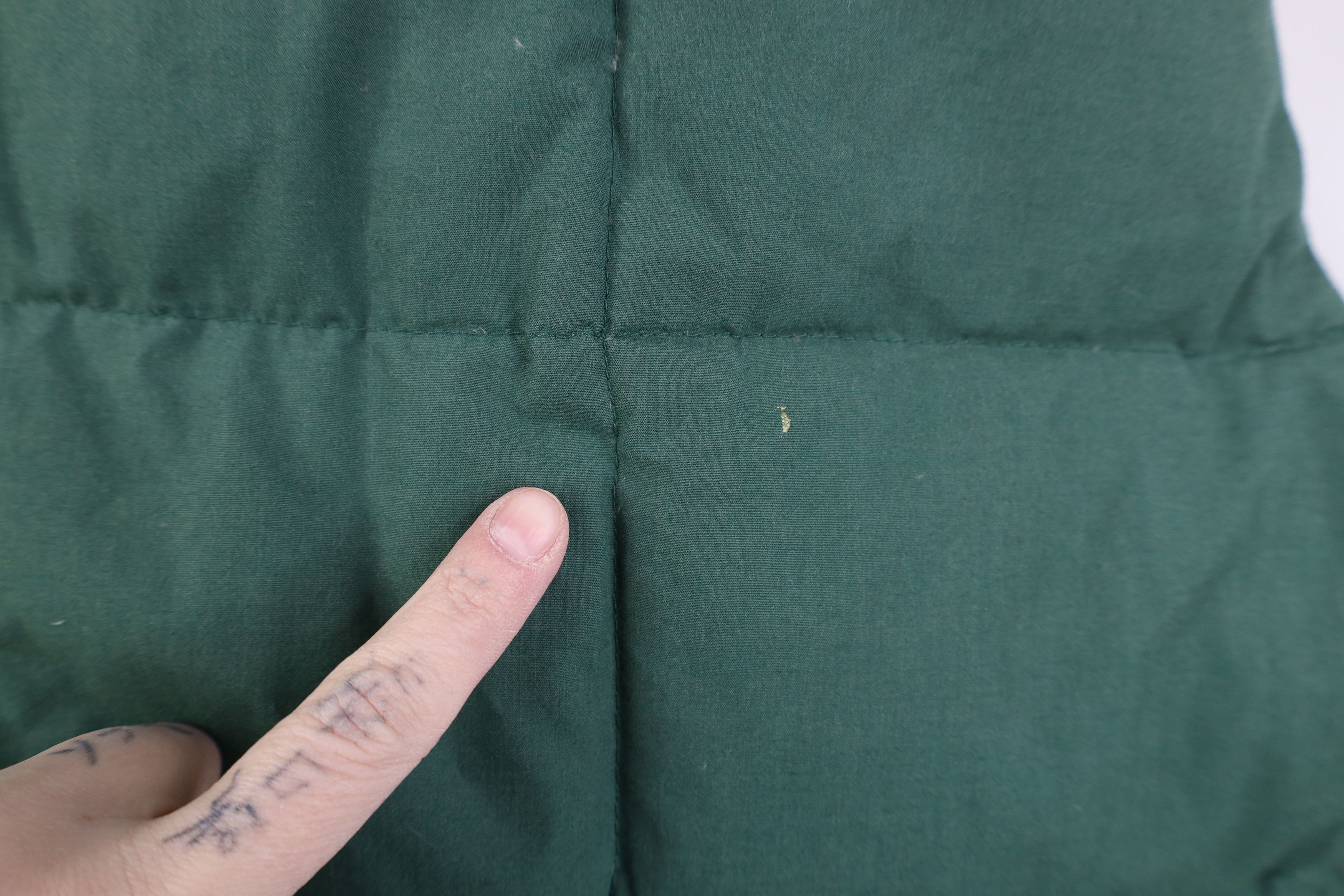 Vintage Vintage 90s Streetwear Duck Down Puffer Vest Jacket Green Size US M / EU 48-50 / 2 - 11 Thumbnail