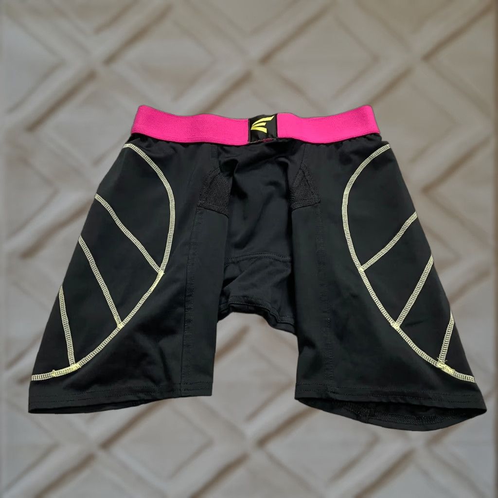 Pinko VINTAGE Easton Compression Biker Shorts Womens Small Black Pink Active Running Yoga 24x7 Size 28" / US 6 / IT 42 - 1 Thumbnail