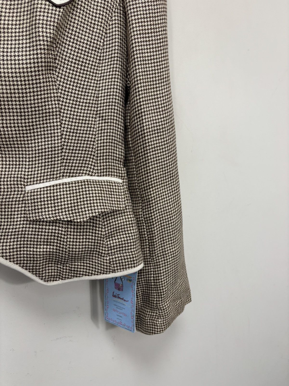 Other Luis Trenker NWT Women’s Houndstooth Hemp Blazer Jacket Size M / US 6-8 / IT 42-44 - 6 Thumbnail