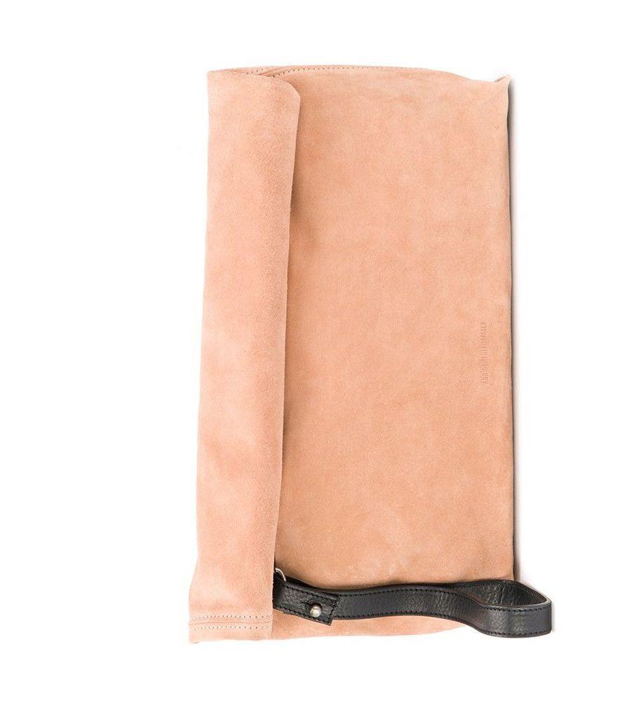 Ann Demeulemeester Ann Demeulemeester suede roll clutch Size ONE SIZE - 3 Thumbnail