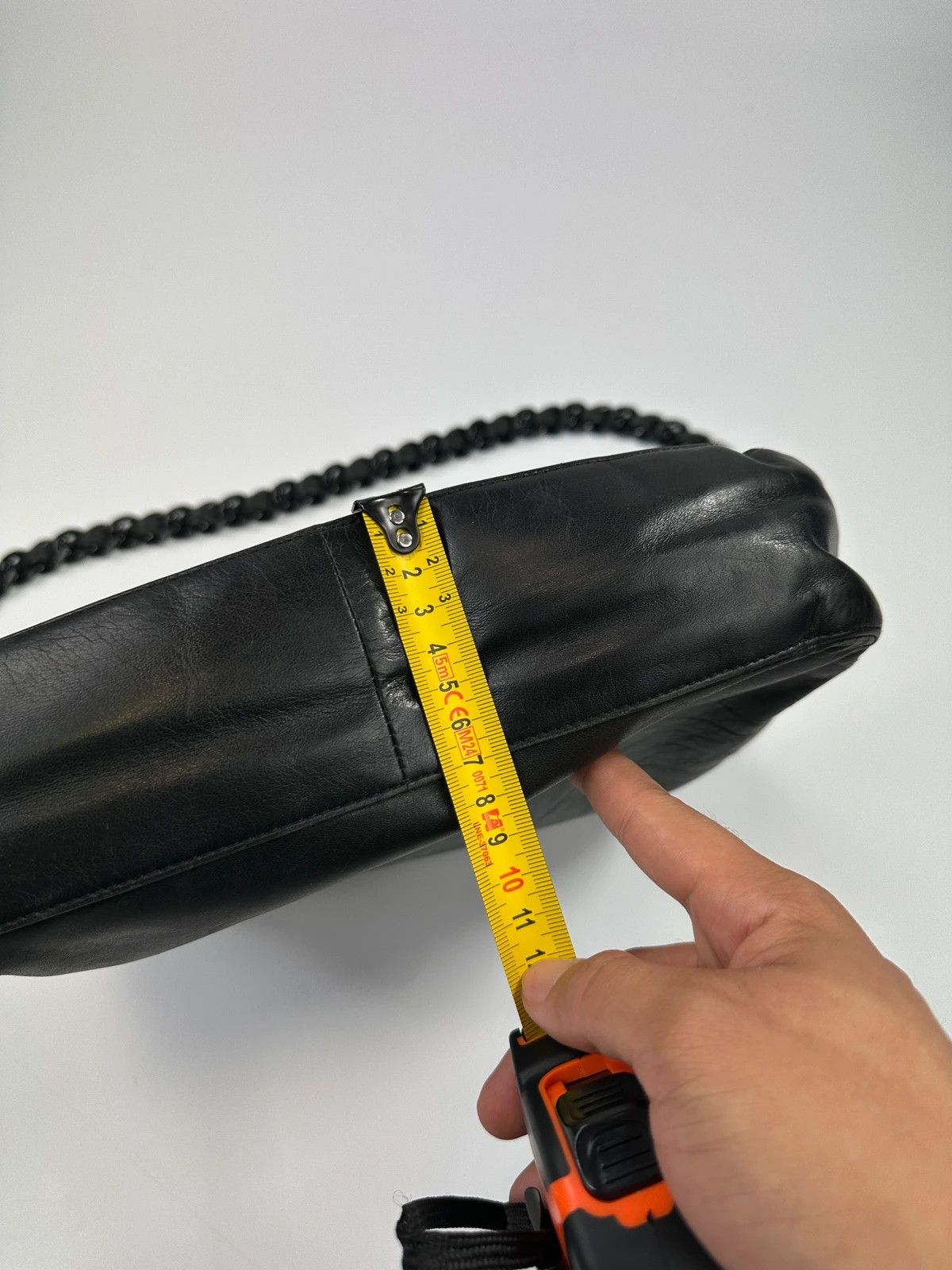 Prada Prada Milano SS99 Black Leather Chains Straps ShoulderBag Size ONE SIZE - 16 Thumbnail