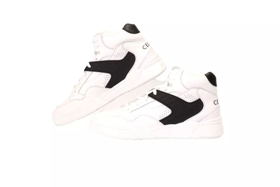 Celine o1bcso1str1124 Calfskin Trainer CT-06 Sneakers in White Size US 7 / EU 40 - 2 Thumbnail