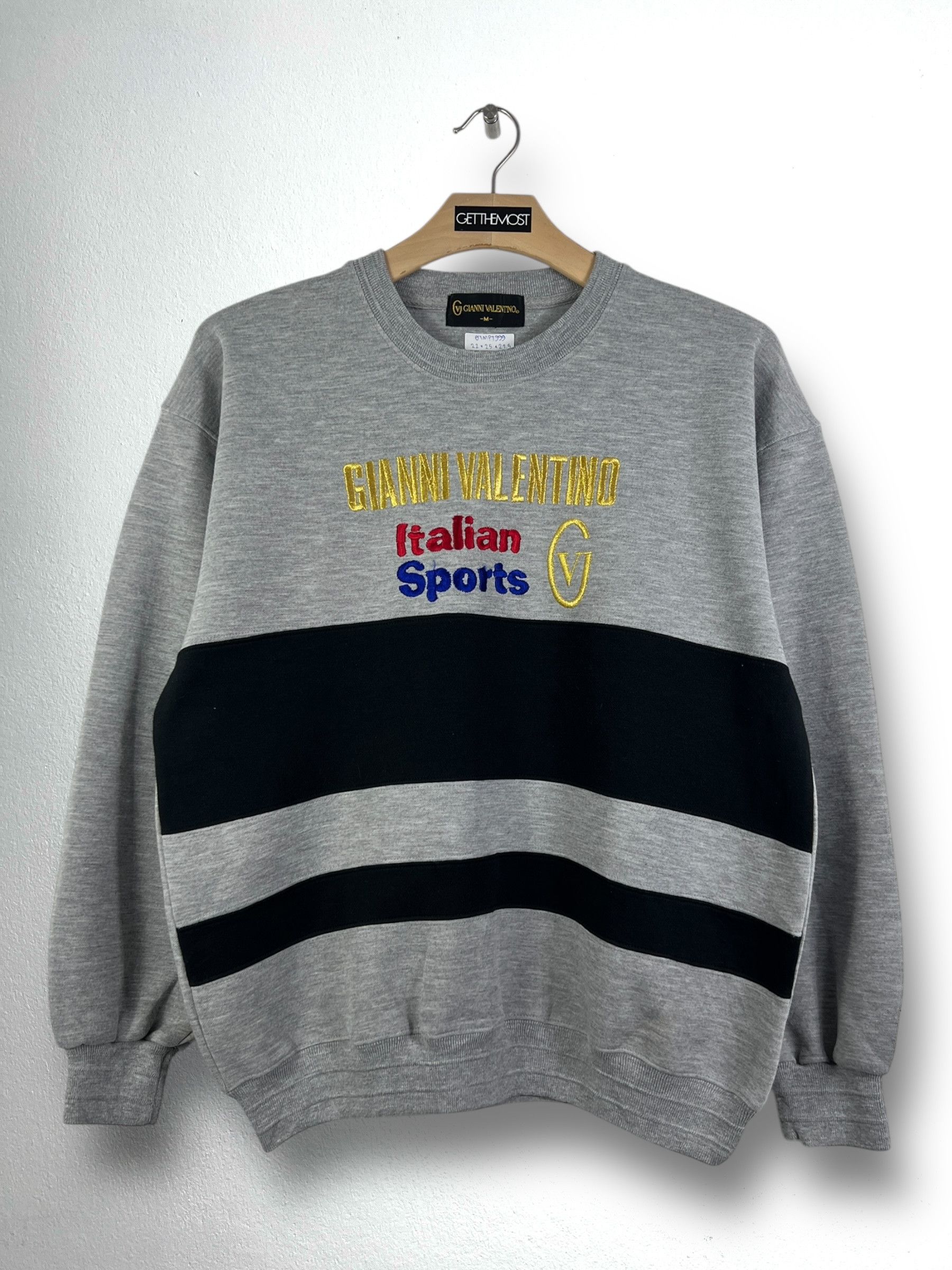 Gianni Valentino Vintage Gianni Valentino Box Logo Sweatshirt (M) GTMPT999 Size US M / EU 48-50 / 2 - 1 Thumbnail