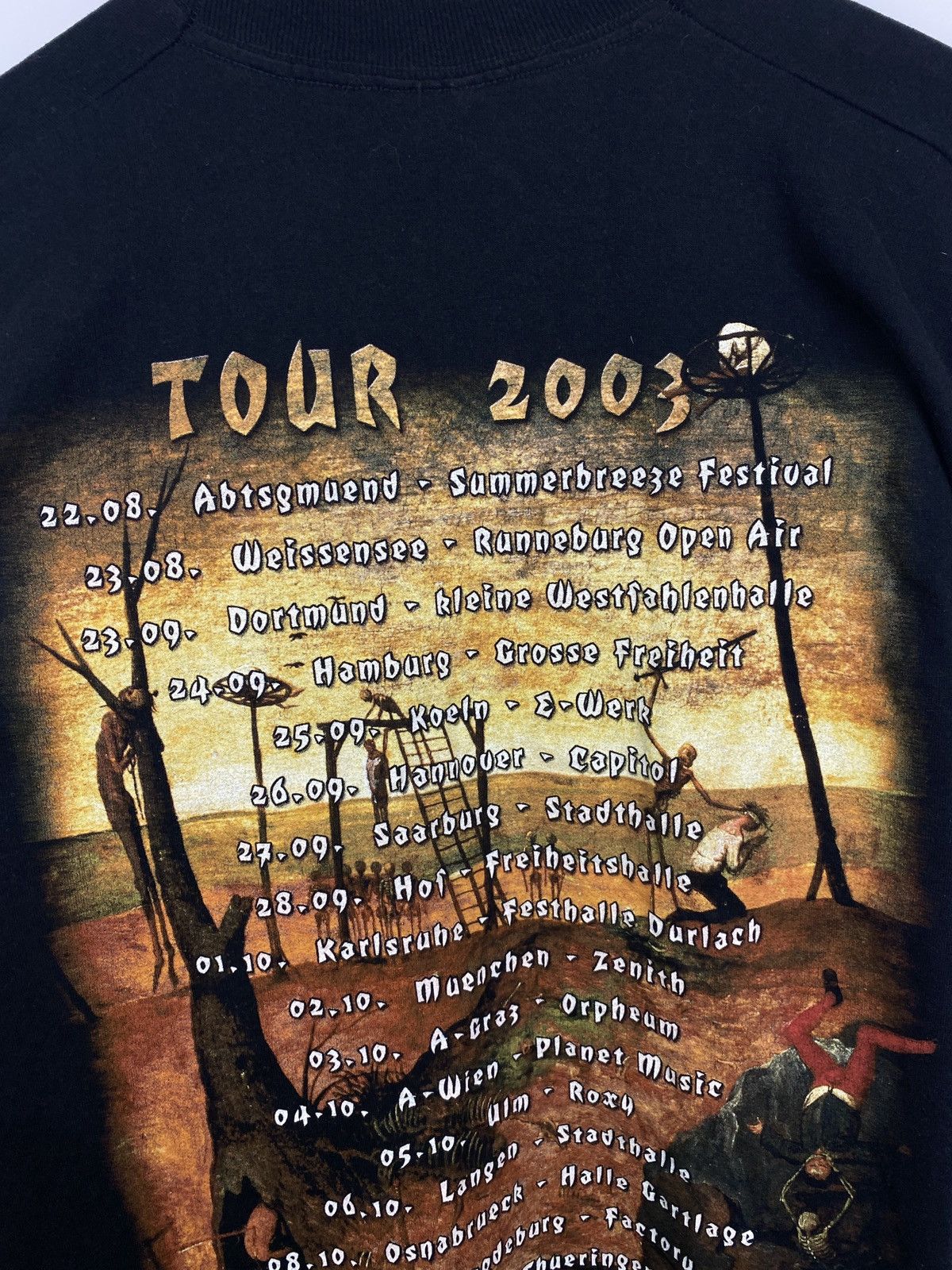 Band Tees 🇩🇪 Vintage 2003 In Extremo Rock Band Germany Long Sleeve Rare Size US XL / EU 56 / 4 - 11 Thumbnail