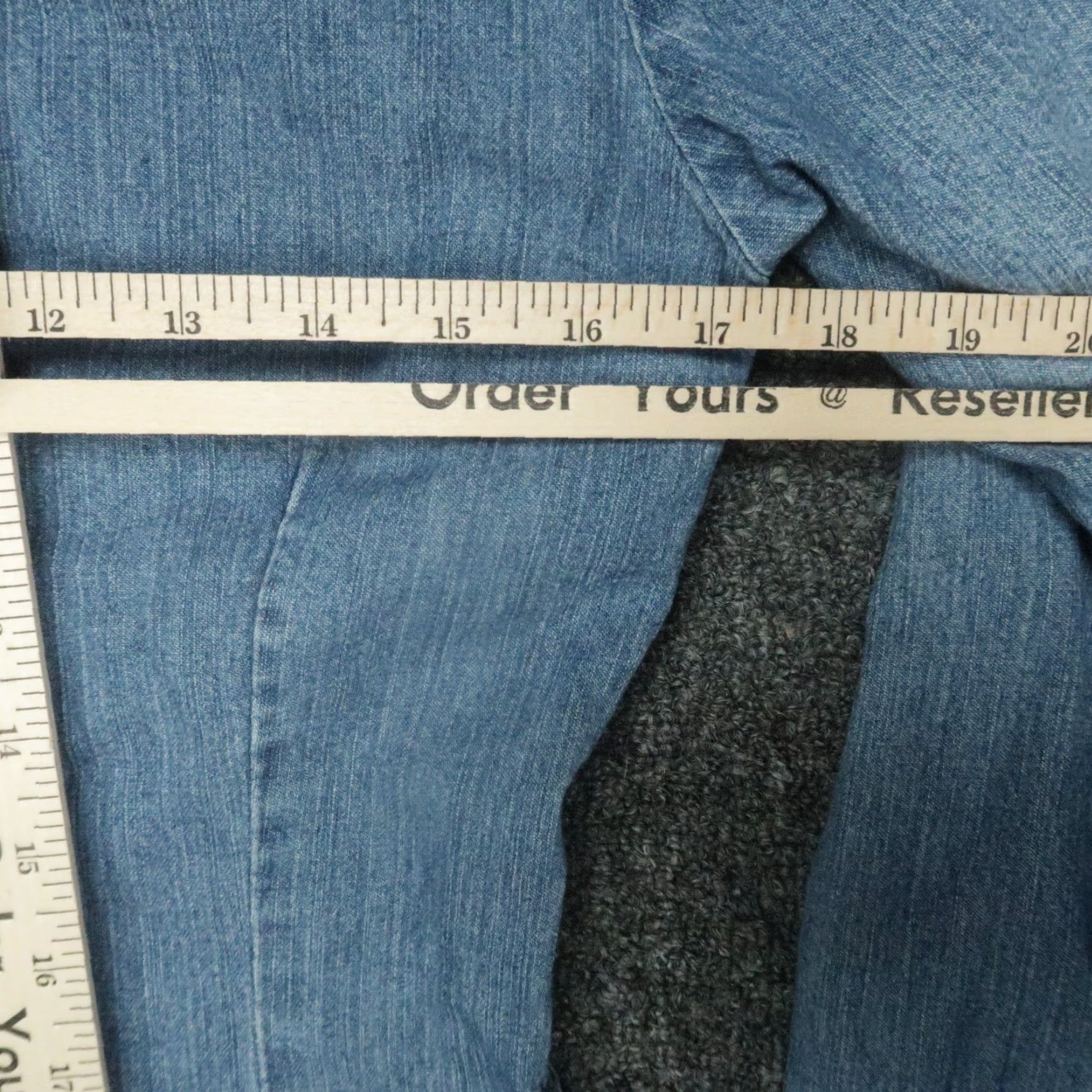 Ralph Lauren VINTAGE Polo Jeans Ralph Lauren Shirt Dress Womens 4 Blue Denim Button Long Sleeve Size S / US 4 / IT 40 - 6 Thumbnail