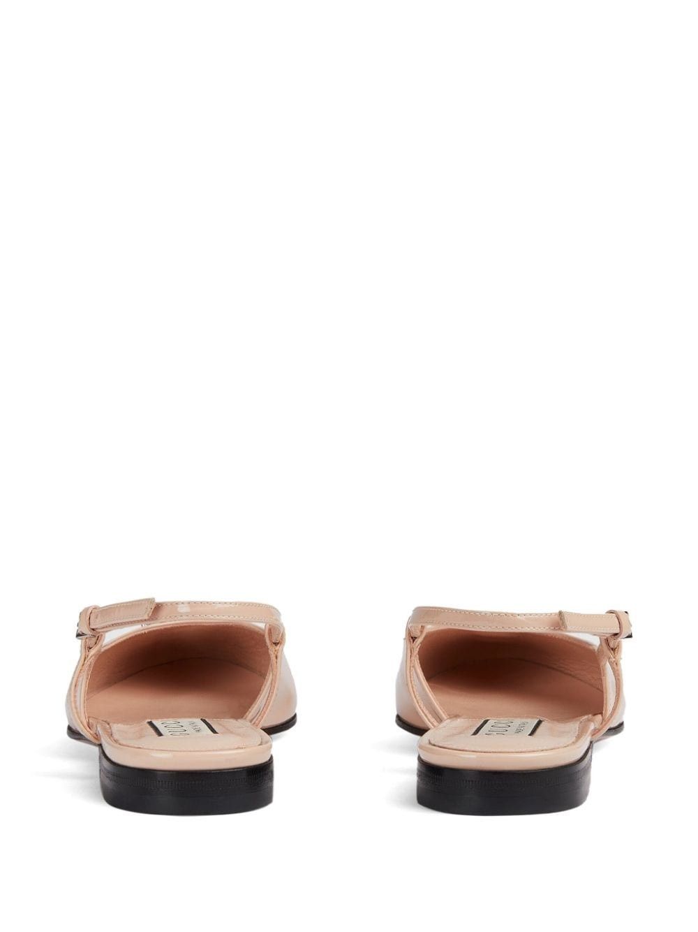 Gucci o1s1wg110325 Double G Slingback Ballet Flats in Pink Size US 7 / IT 37 - 5 Thumbnail