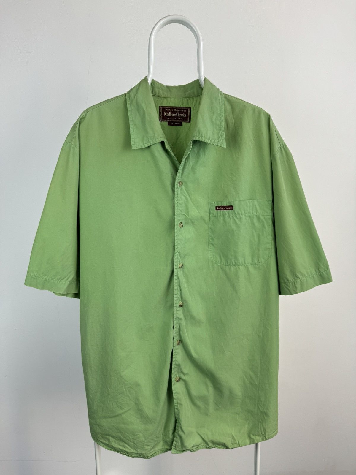 Marlboro Classics × Vintage Vintage Marlboro Classics Short Sleeve Shirt Size US XXL / EU 58 / 5 - 1 Thumbnail
