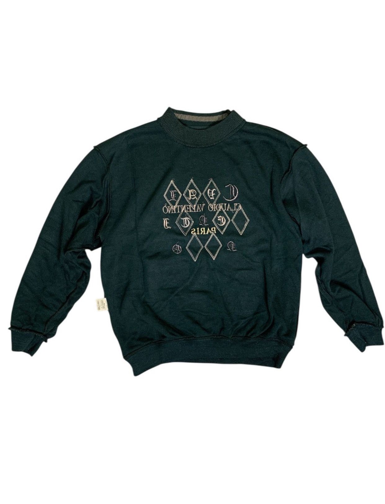 Valentino Rare Design Vintage Claudio Paris Sweatshirts Size L / US 10 / IT 46 - 5 Thumbnail