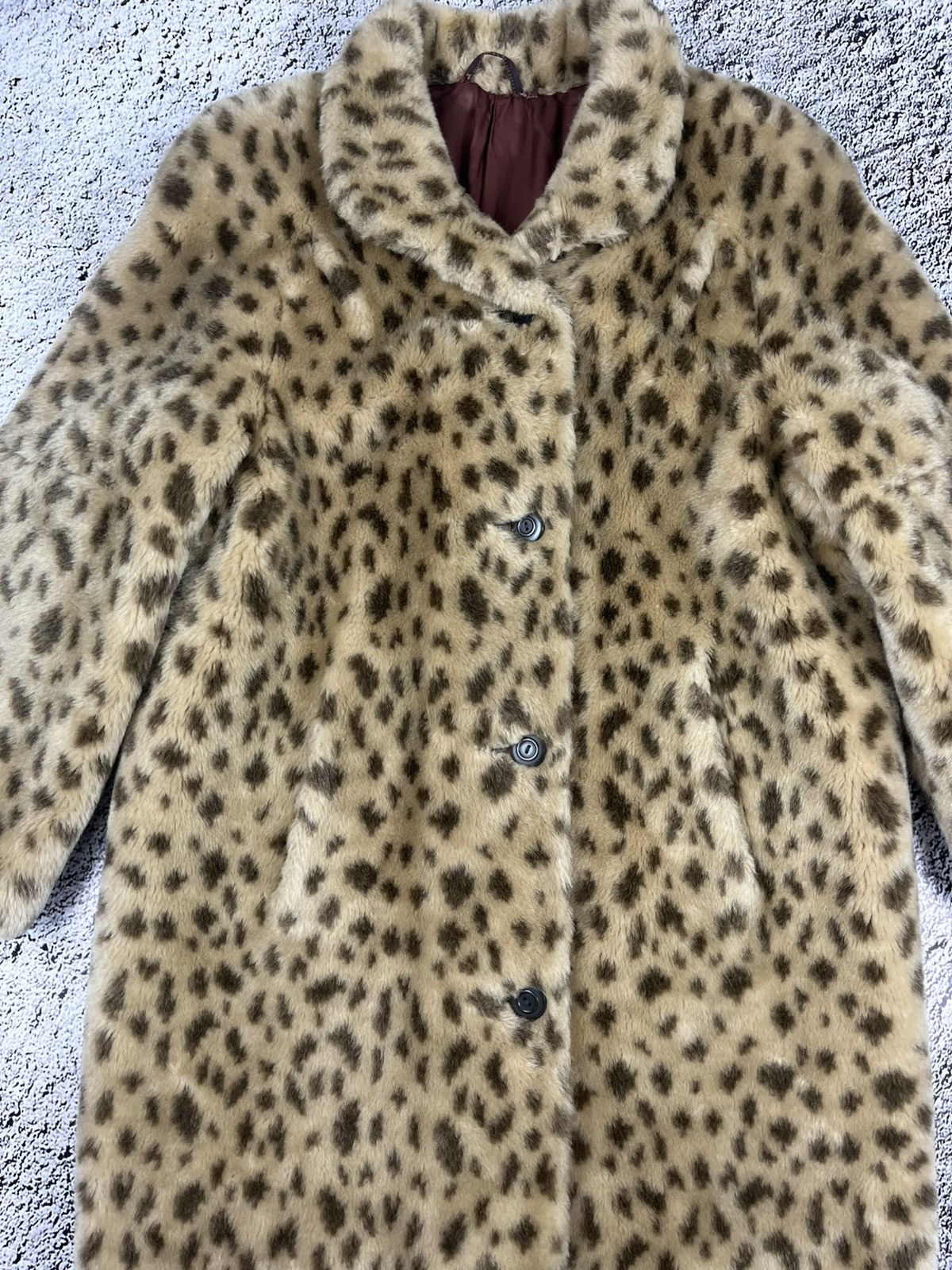 Vintage Vintage Y2K leopard fur faux coat luxury 00s style L Size L / US 10 / IT 46 - 4 Thumbnail