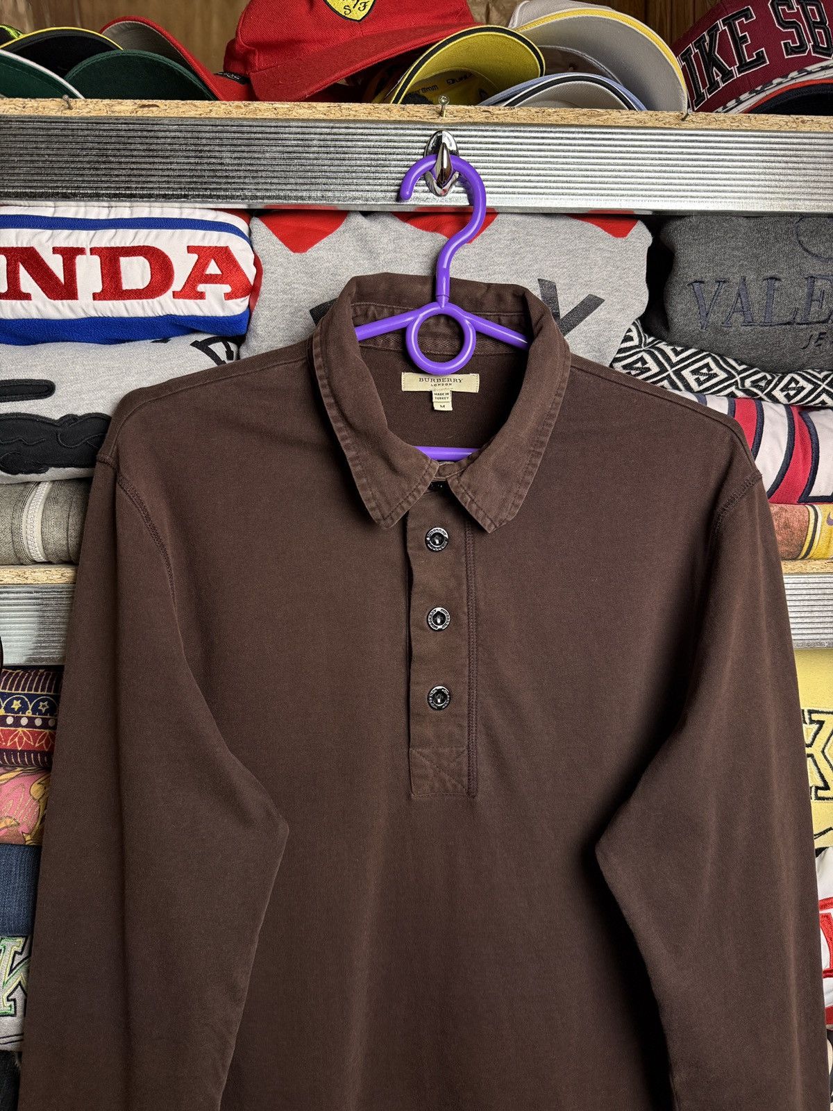 Burberry Burberry Longsleeve Polo Rugby Size US M / EU 48-50 / 2 - 3 Thumbnail