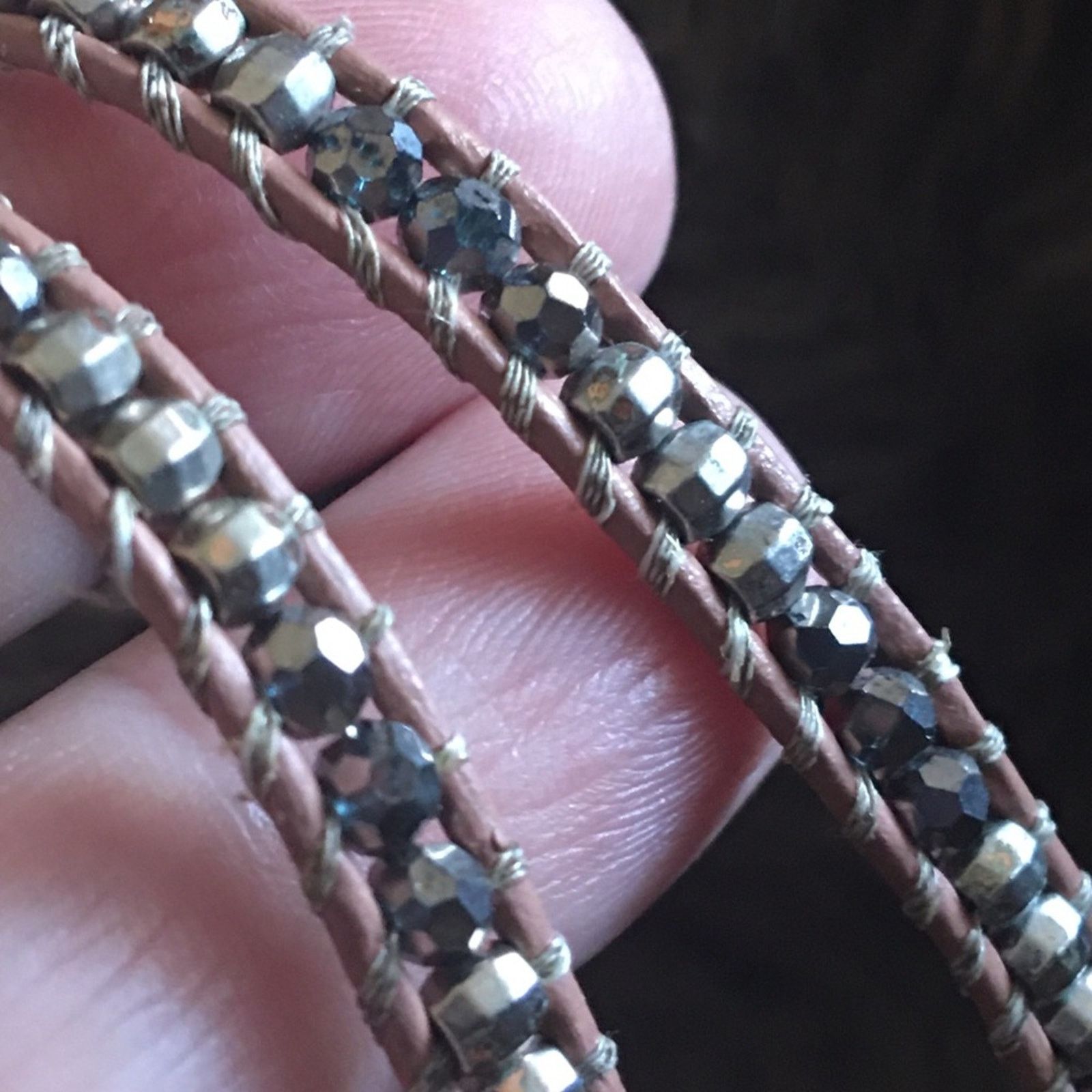 Jewelry Stella & Dot braided cord sparkle bead necklace Size ONE SIZE - 6 Thumbnail