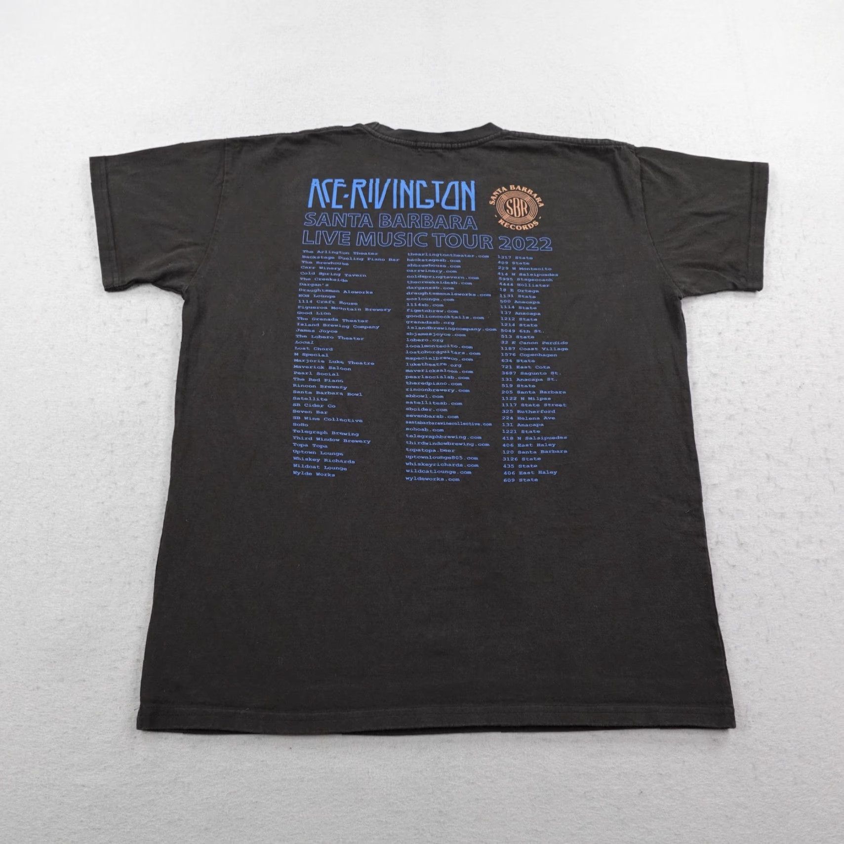 Vintage Ace Rivington Shirt Black Medium Graphic Concert SB Tour 2022 Mens Size US M / EU 48-50 / 2 - 4 Thumbnail