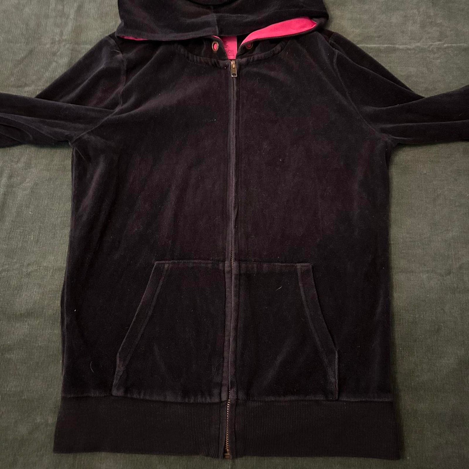 Other Y2k jenny bedazzled velvet hoodie Size M / US 6-8 / IT 42-44 - 2 Thumbnail
