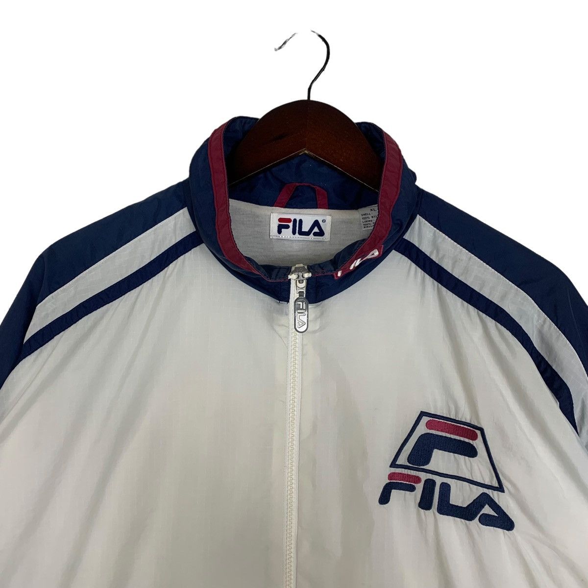 Fila × Vintage Fila Embroidery Sport wear vintage Streetwear Windbreaker Size US L / EU 52-54 / 3 - 3 Thumbnail