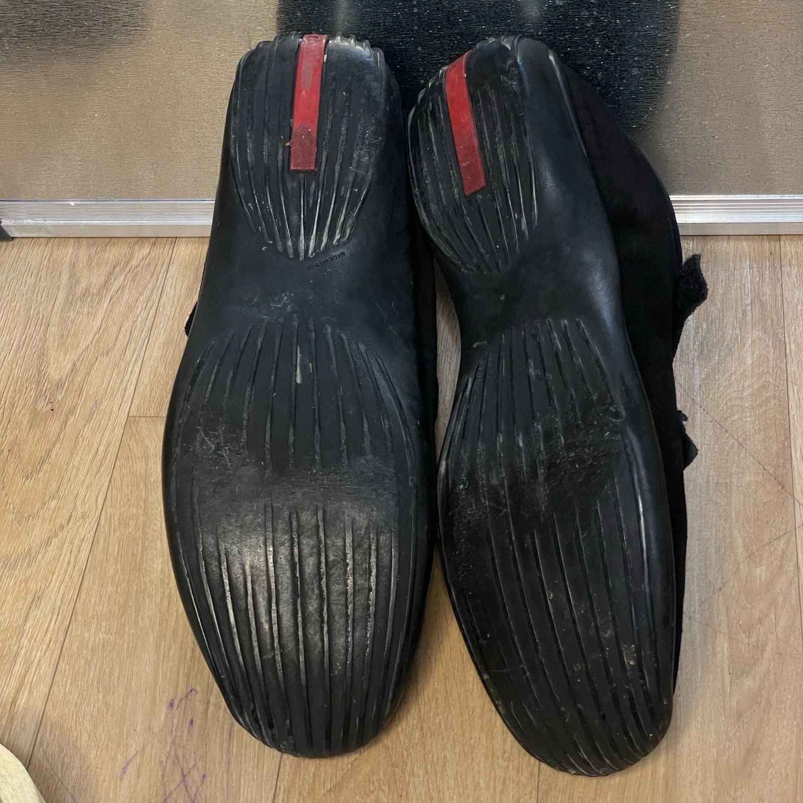 Prada Prada America’s Cup Luna Rossa Sneakers Black Blue Suede Size US 10.5 / EU 43-44 - 8 Thumbnail