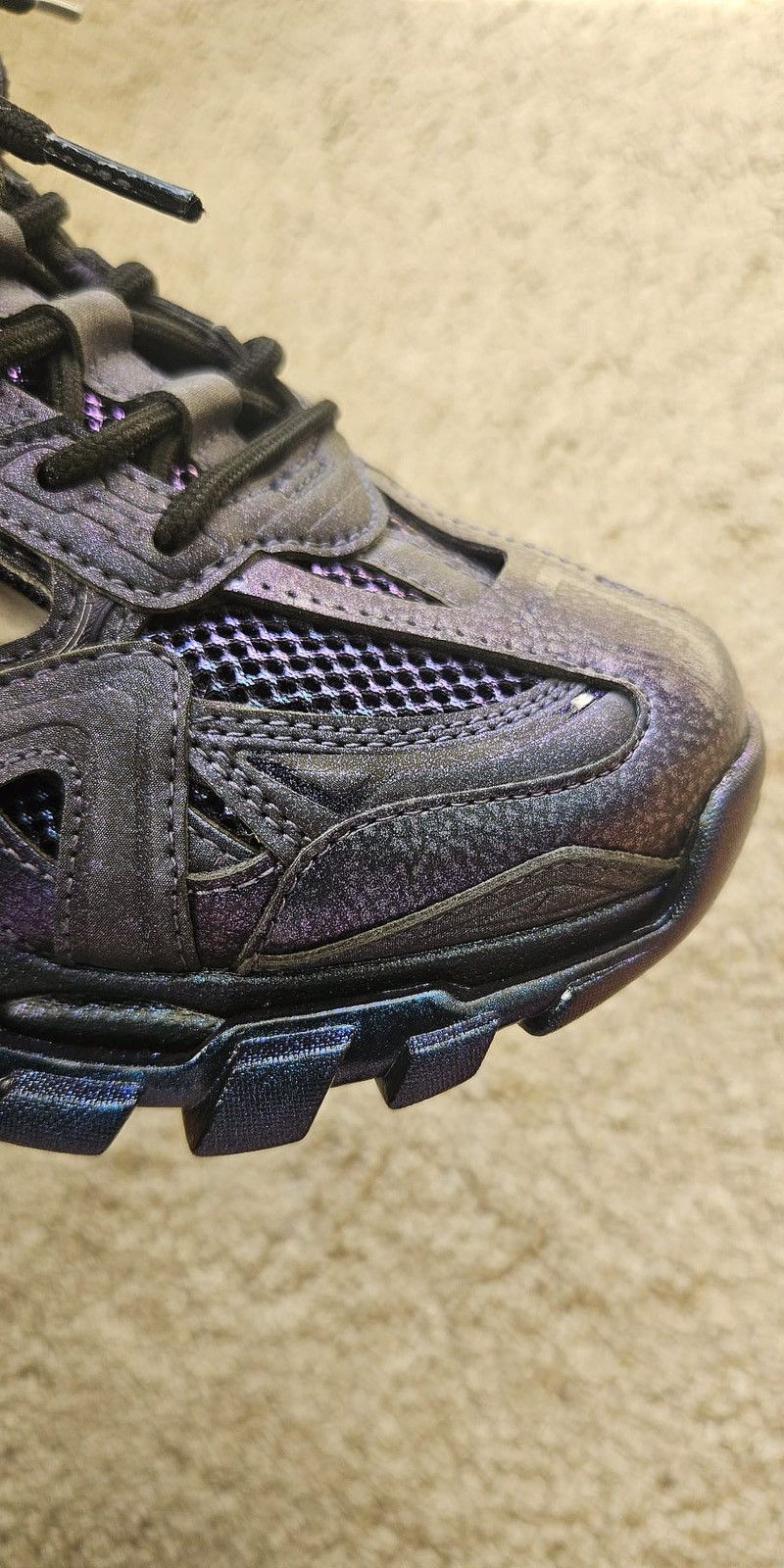 Balenciaga Balenciaga track 2 Metallic purple Size US 10 / IT 40 - 4 Thumbnail