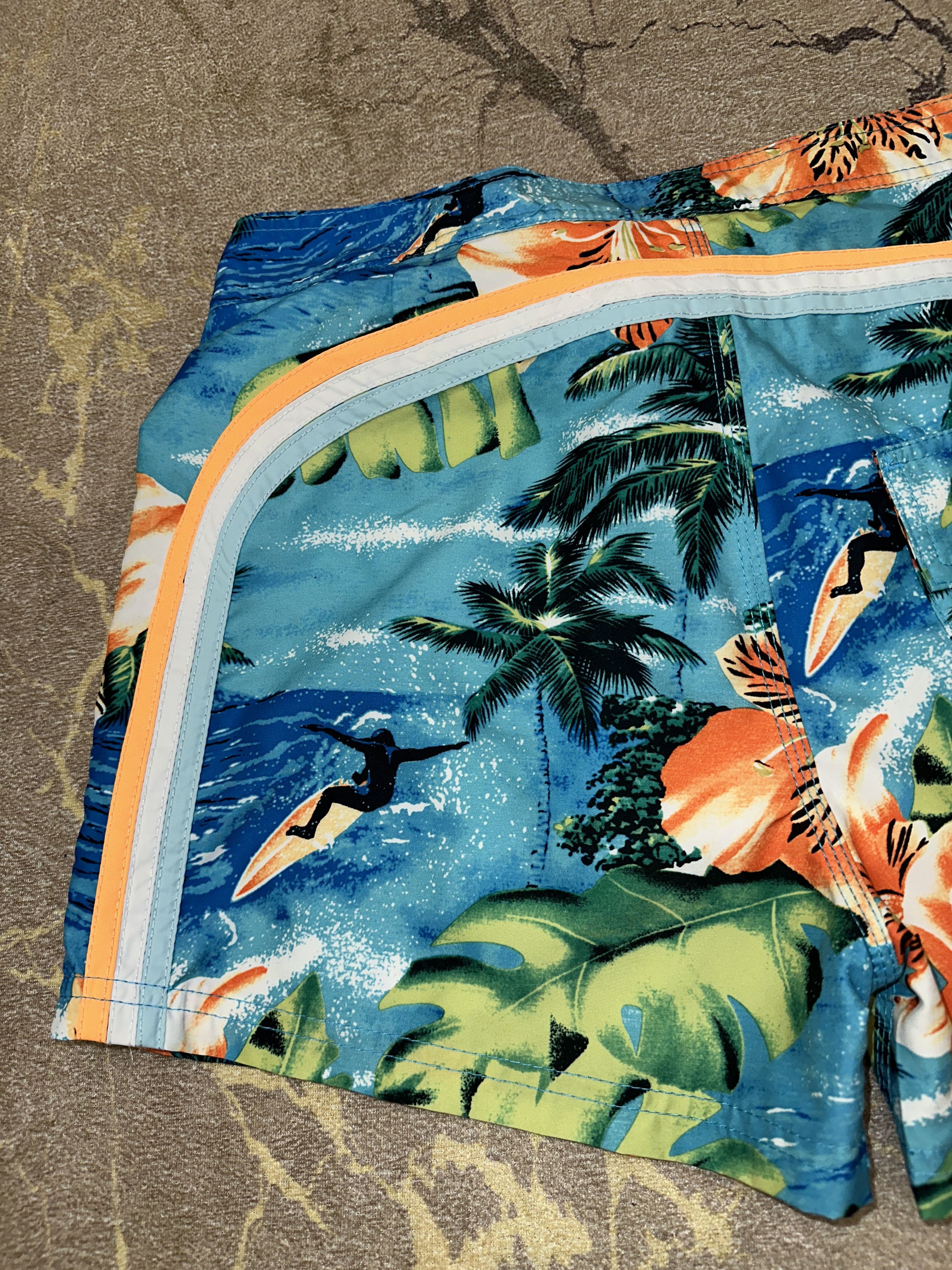 Sundek Palm Tropical Sundek 30 Beach Board Shorts Trunks Size 30 S Size US 30 / EU 46 - 2 Thumbnail
