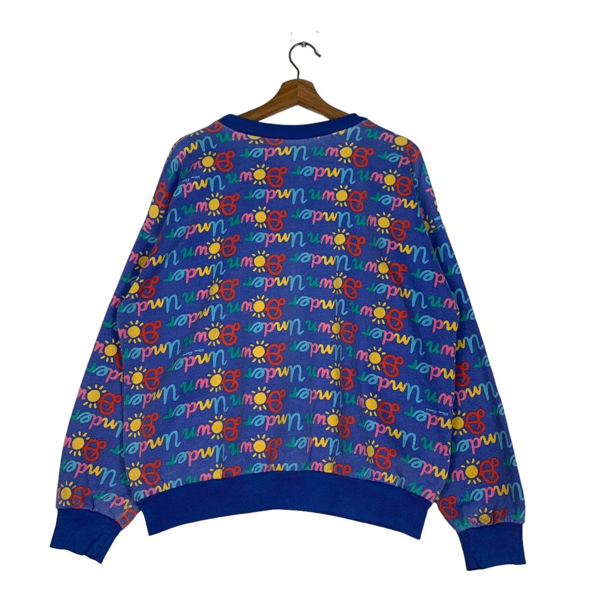 Vintage KEN DONE Art & Design Fullprint Sweatshirt #0711-C33 Size US M / EU 48-50 / 2 - 7 Thumbnail