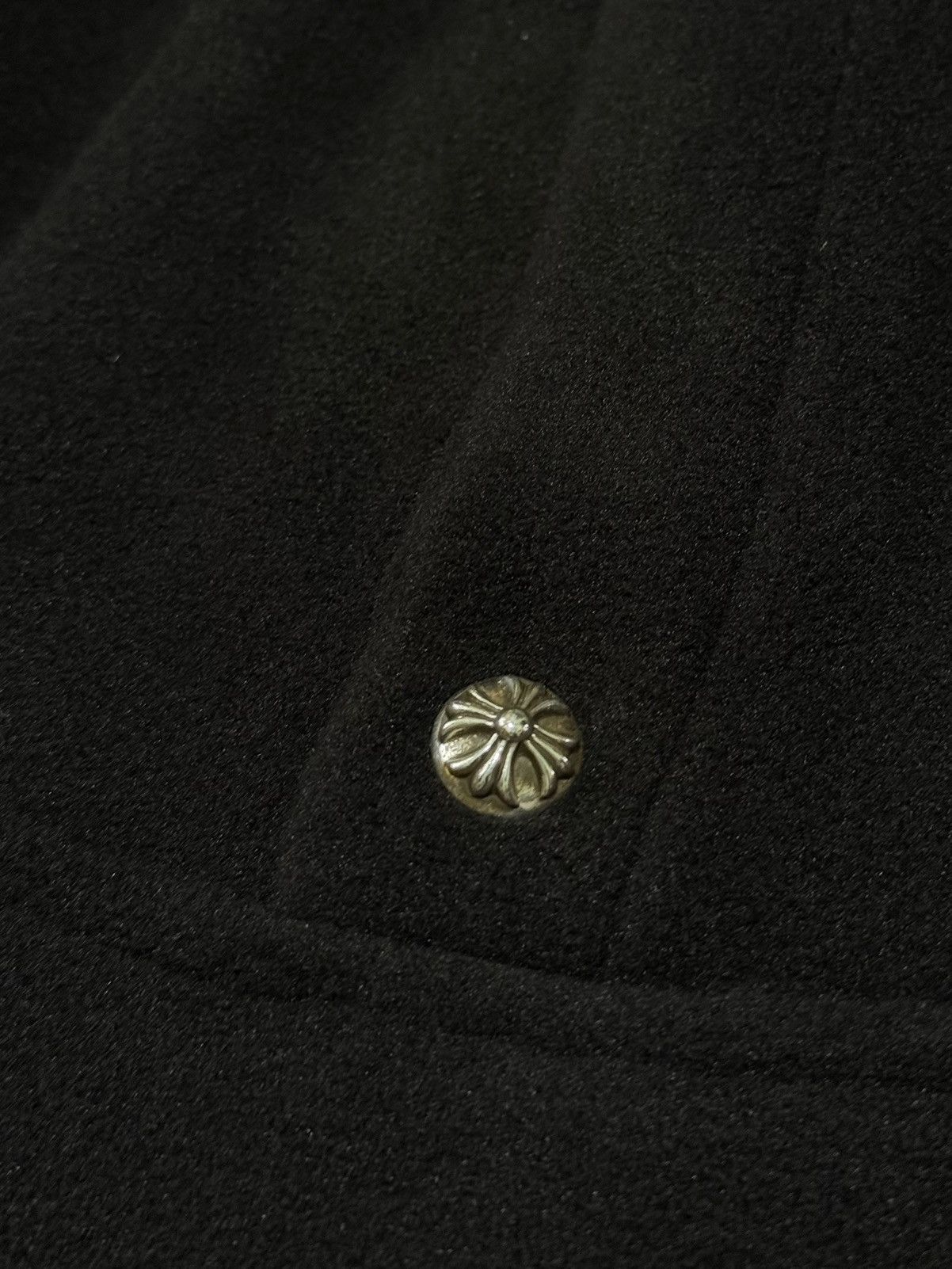Chrome Hearts Chrome Hearts Leather Patch Fleece Hoodie Size US L / EU 52-54 / 3 - 5 Thumbnail