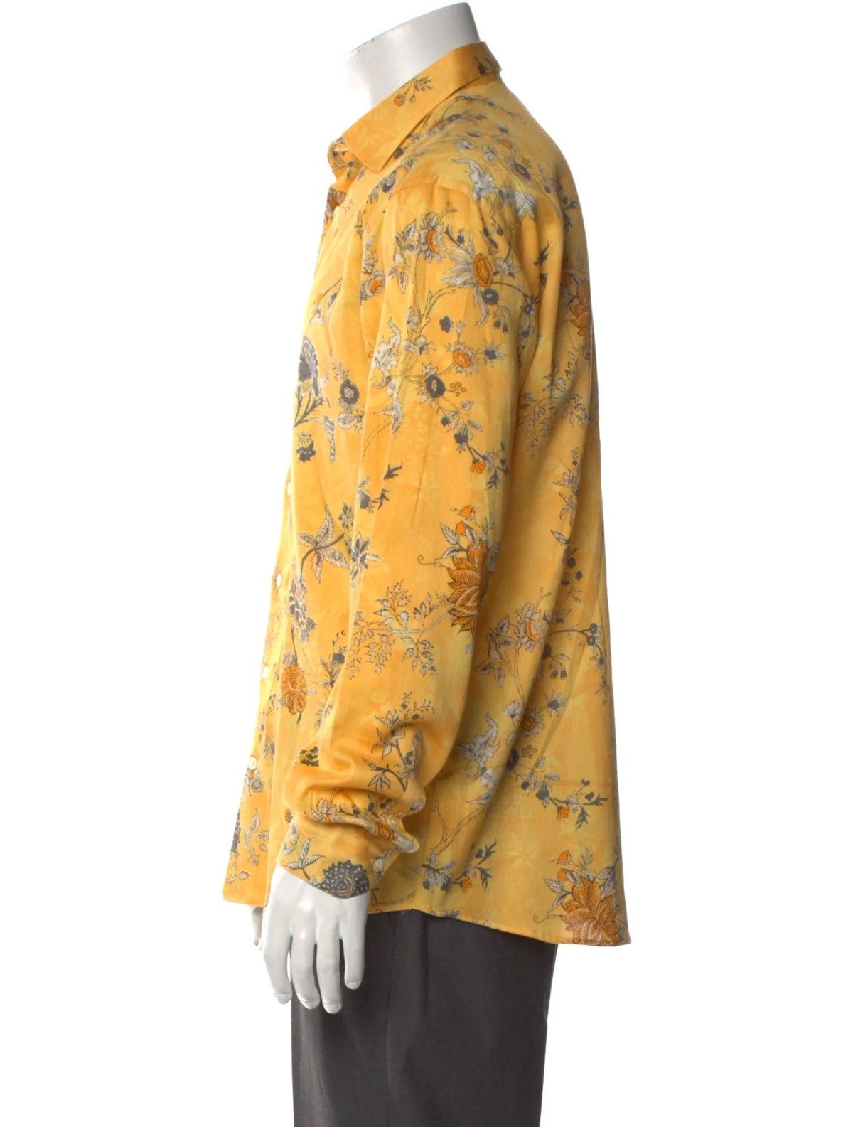 Etro Etro Flower Pattern Shirt Size US XL / EU 56 / 4 - 1 Thumbnail