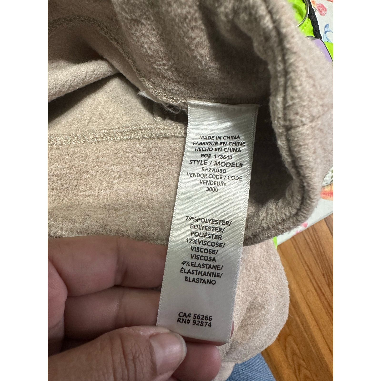 Splendid Splendid Norwood Fleece Joggers in Heather Toast Size 25" / US 0 / IT 36 - 6 Thumbnail