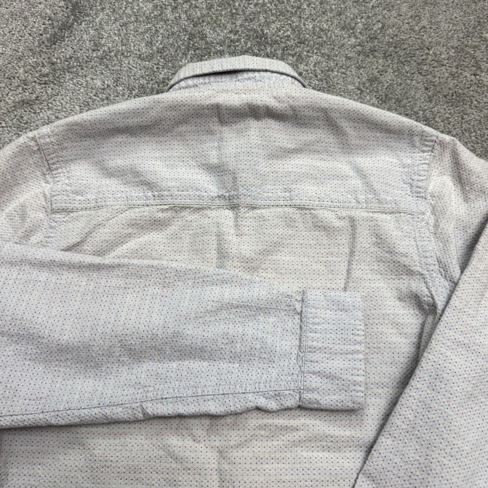 Folk Folk Shirt Men 2 Blue Micro Print Button-Up Long Sleeve Cotton Casual Regular Size S Size US S / EU 44-46 / 1 - 4 Thumbnail