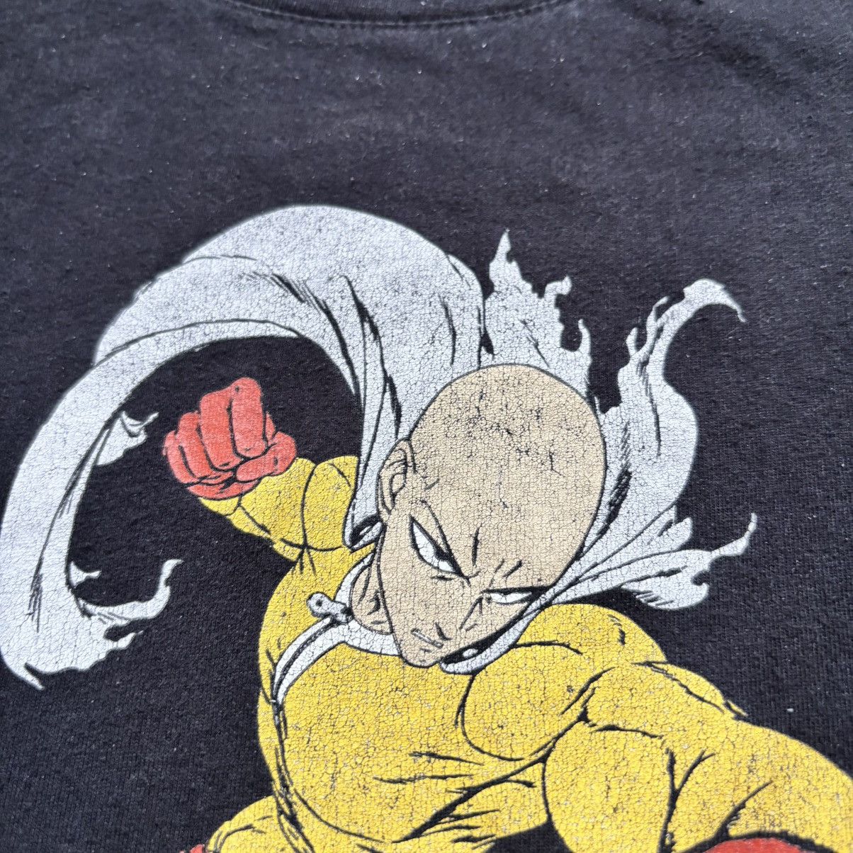 Anime × Hysteric Glamour × Japanese Brand Vintage One Punch Man Anime Black TShirt Size US L / EU 52-54 / 3 - 3 Thumbnail