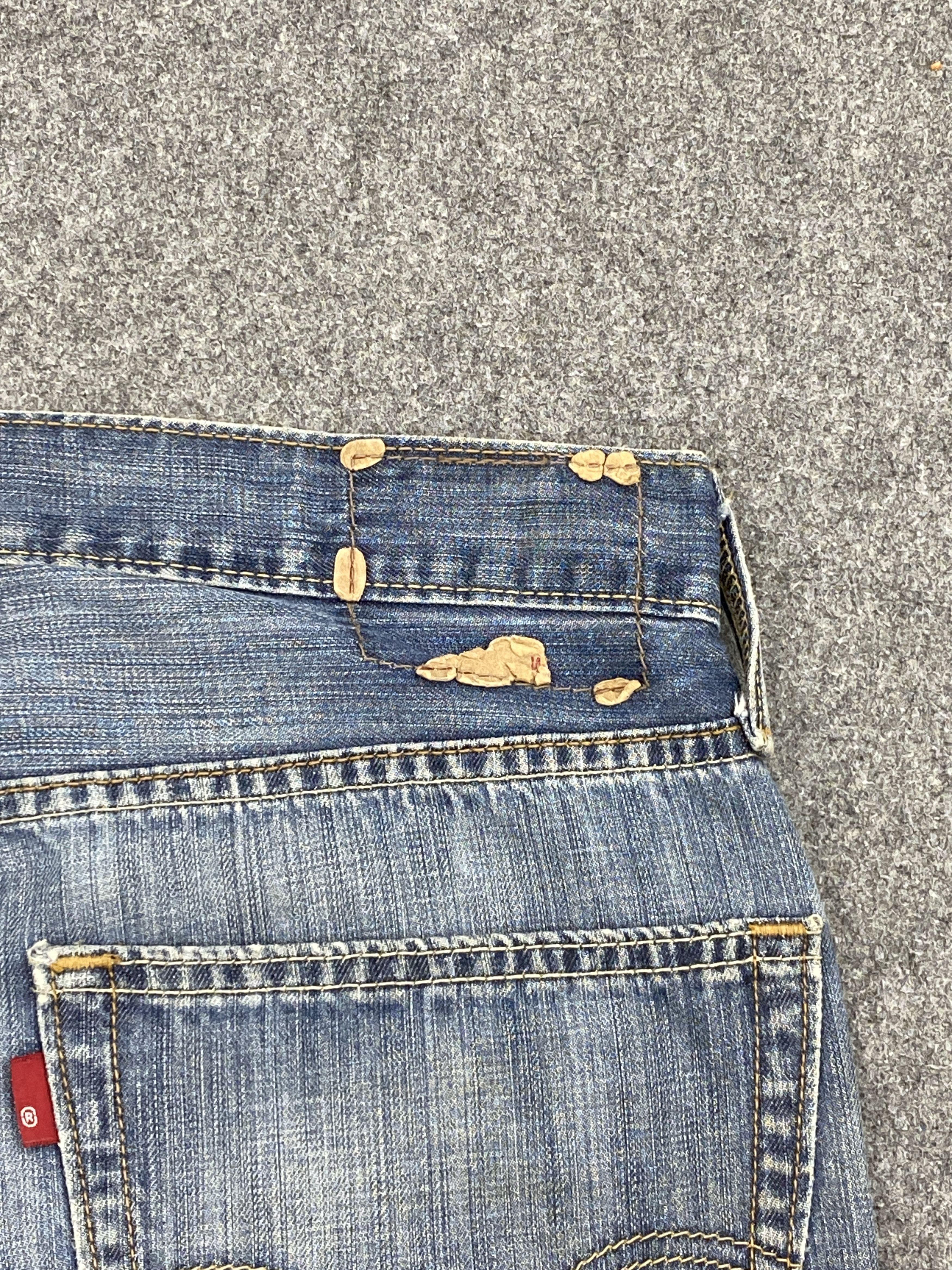 Levi's × Vintage Faded Blue Vintage Levis 527 Flared Jeans DP2595 Size US 33 - 15 Thumbnail