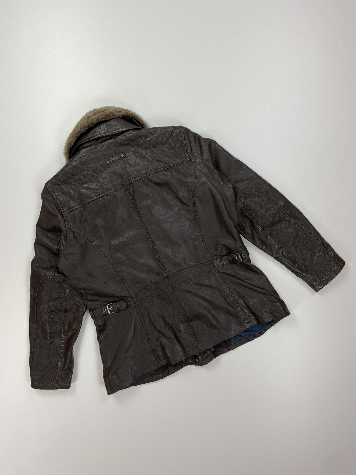 Designer MAURITIUS Womens Leather jacket size 46 Size L / US 10 / IT 46 - 11 Thumbnail