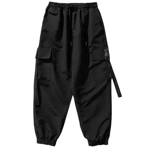 Japanese Brand 21SS Indigo Union Japan Black Worker Tech Jogger Pants Size US 32 / EU 48 - 2 Thumbnail