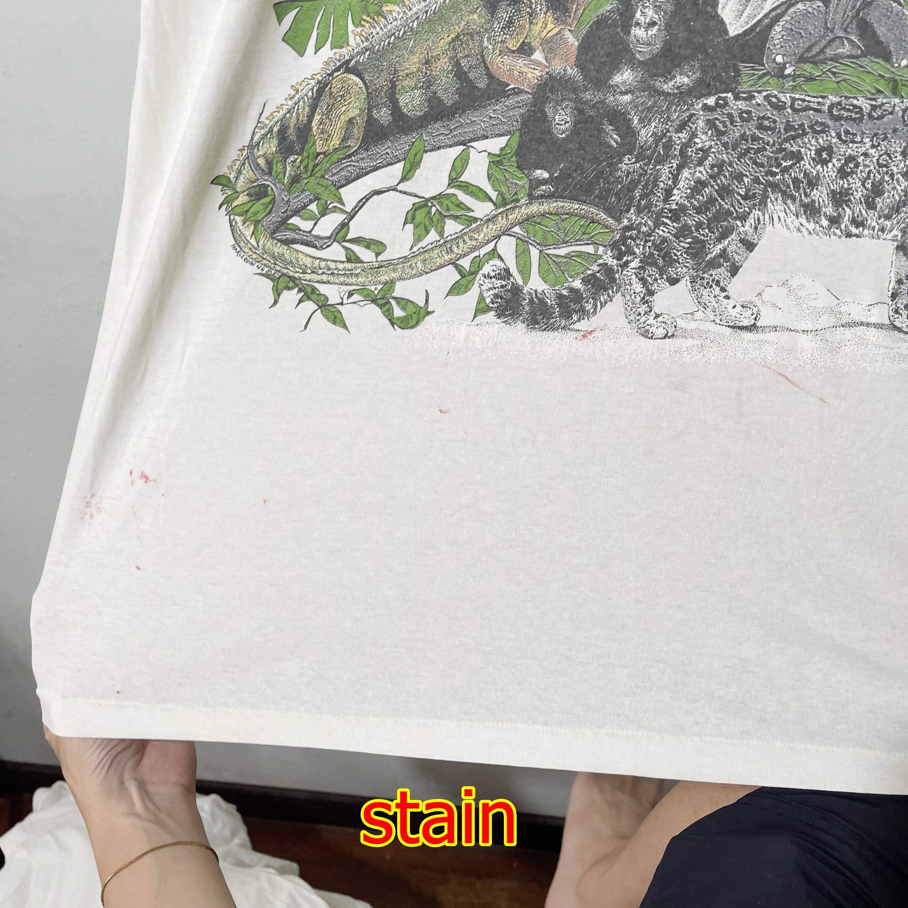 Vintage Vintage 90s Baltimore Zoo T-Shirt Size US XL / EU 56 / 4 - 9 Thumbnail