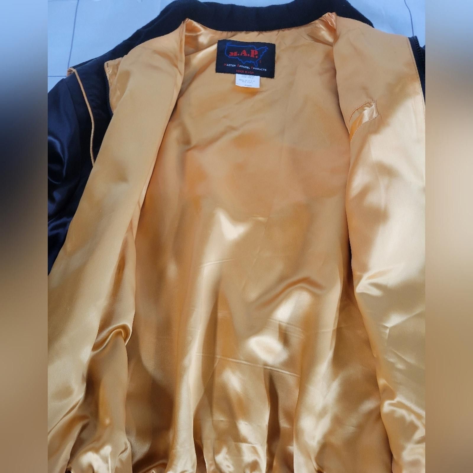 Other Vintage Luxor Las Vegas Bomber XL Black Satin Casino 90s USA Size US XL / EU 56 / 4 - 4 Thumbnail