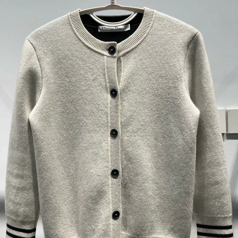 Dior Dior Cream Cashmere Women's Pullover Sweater 0089 Size M / US 6-8 / IT 42-44 - 1 Thumbnail