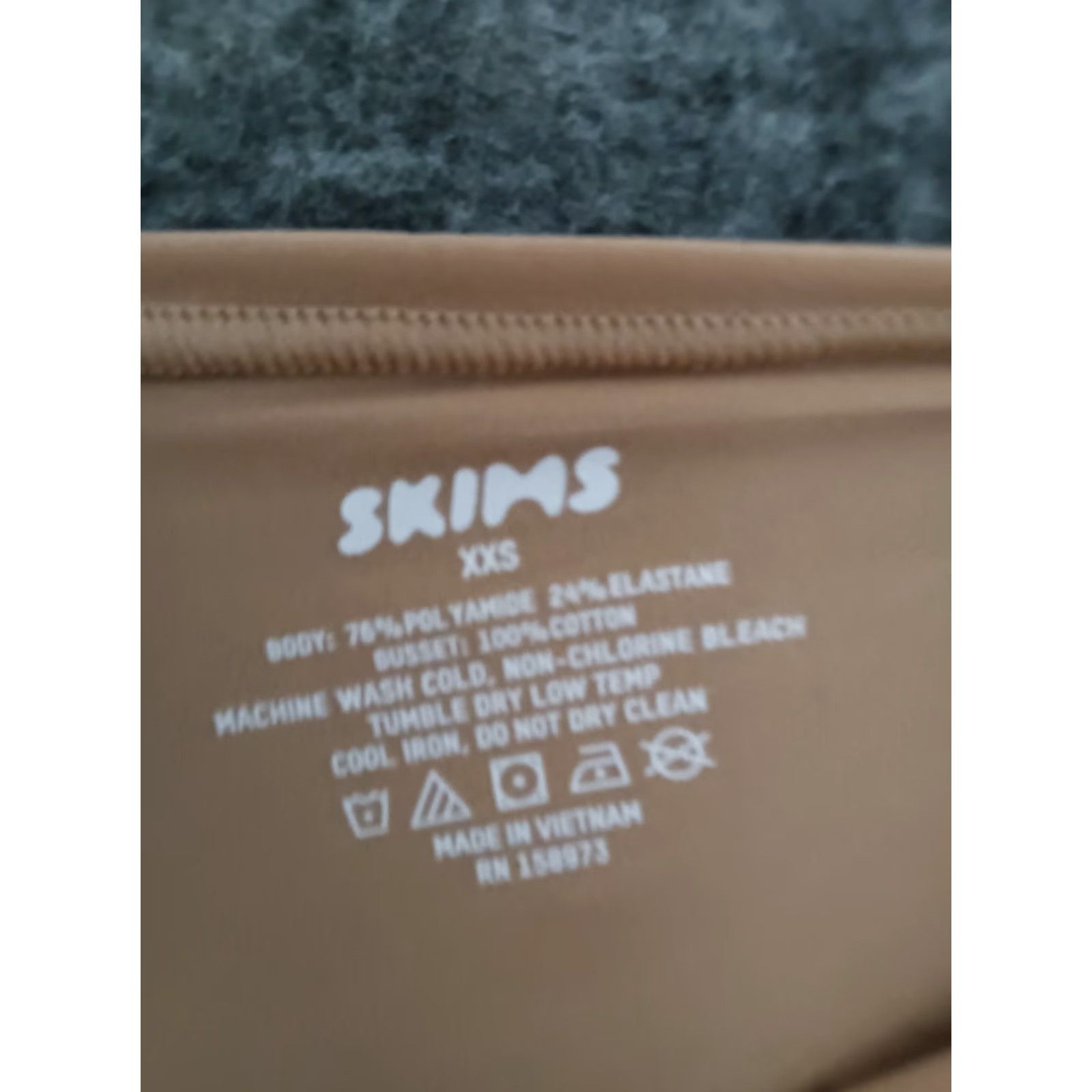 SKIMS SKIMS Women's Panties Hipster Briefs Ochre XS 2XS XXS Vshape Mid Rise Opaque Polyamide Blend Logo Size ONE SIZE - 4 Thumbnail