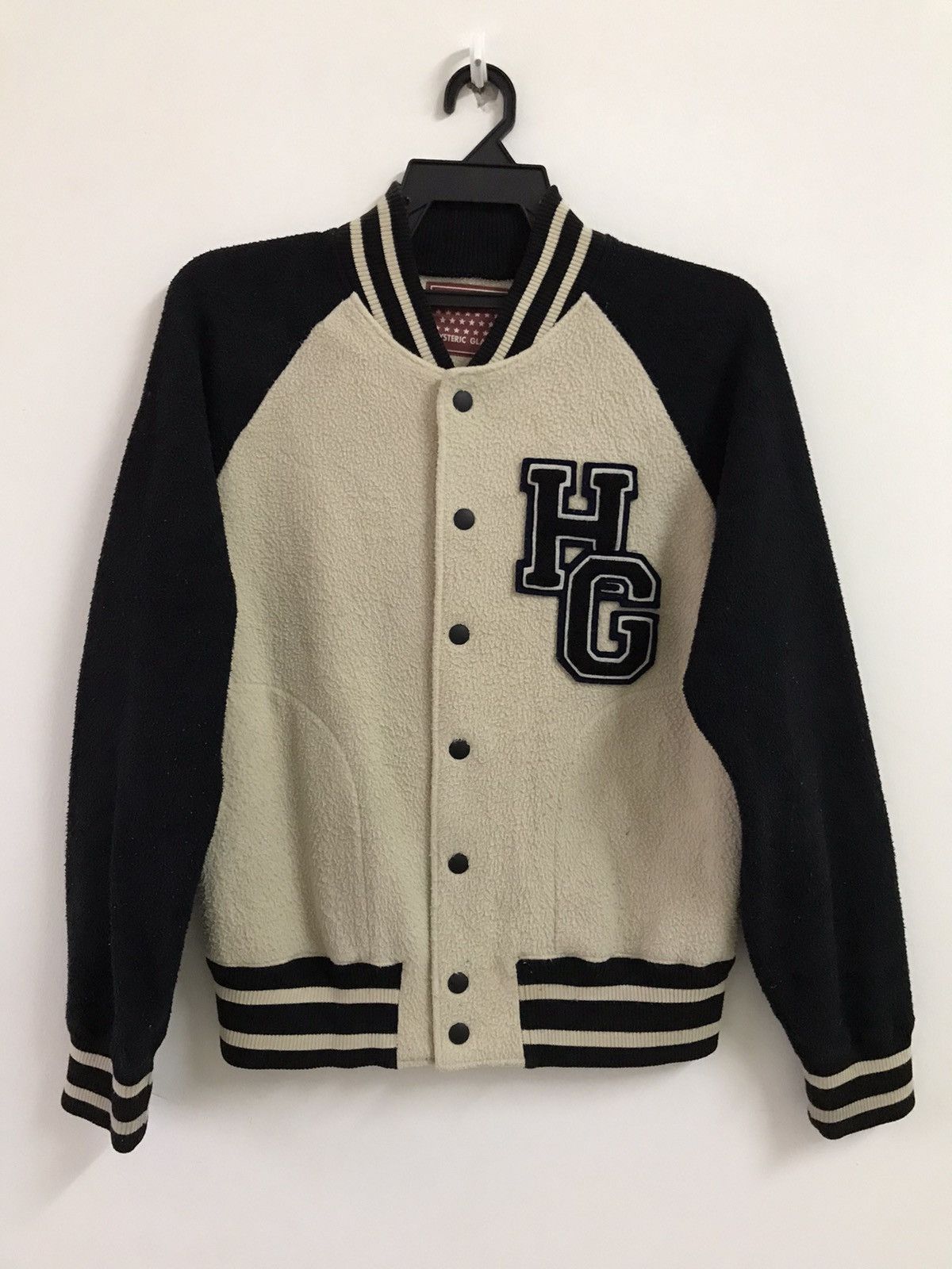 Hysteric Glamour Hysteric Glamour fleece Varsity Jacket Size US S / EU 44-46 / 1 - 1 Thumbnail