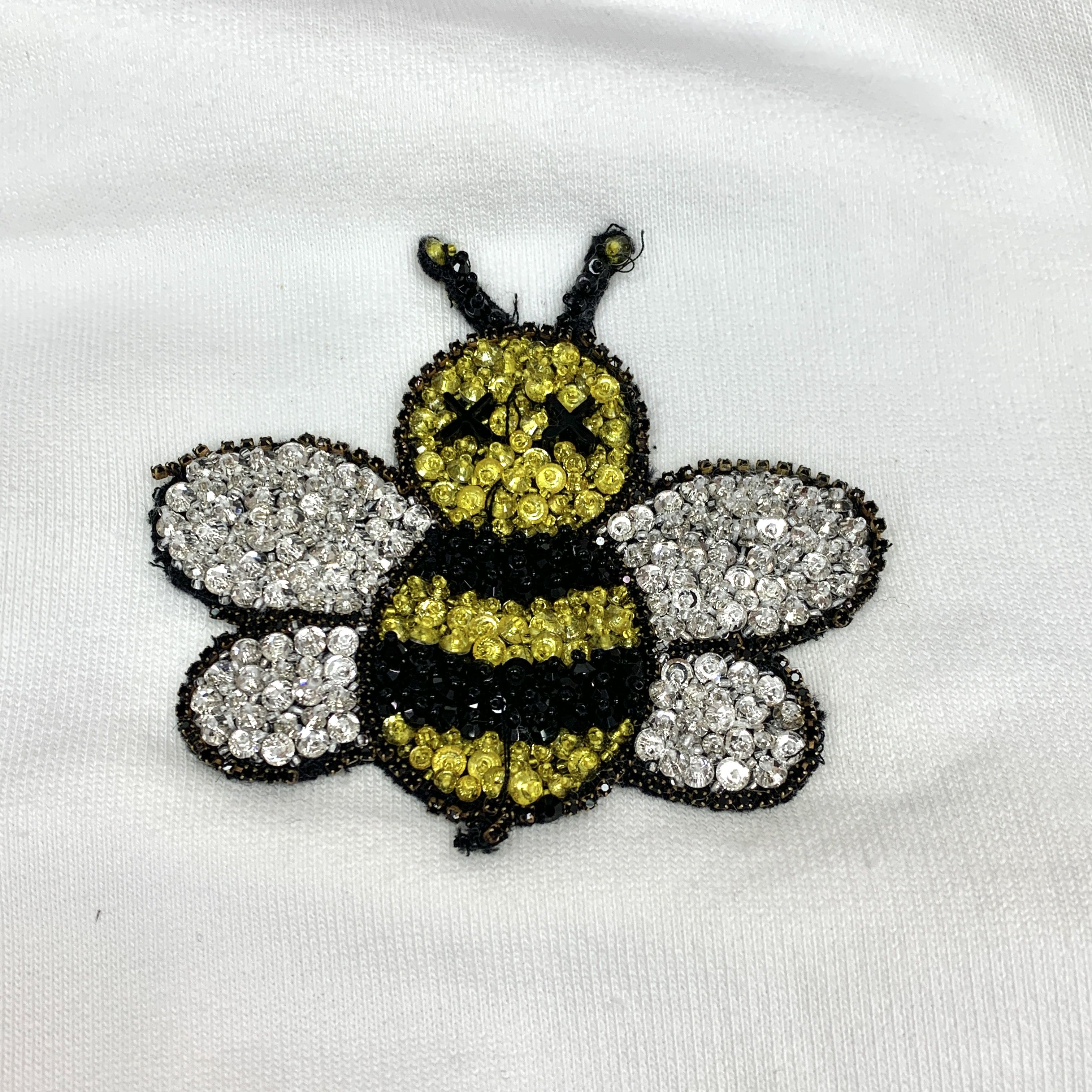 Dior Dior White Bee Cotton Crewneck Sweatshirt (Size L) Size L / US 10 / IT 46 - 5 Thumbnail