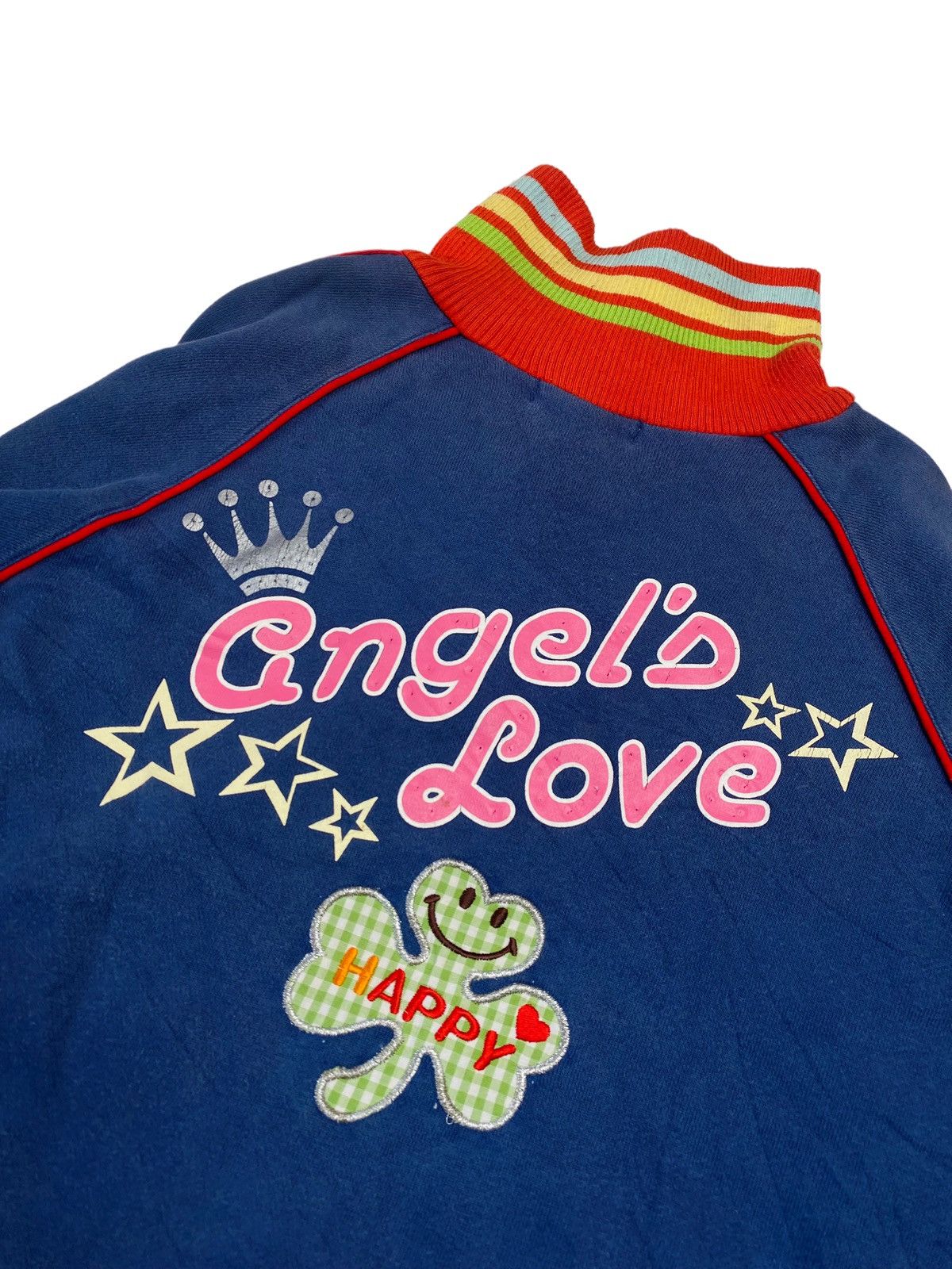 Angel Blue 2000s Angel Blue - Angels Love Tapped Star Track Jacket Size L / US 10 / IT 46 - 4 Thumbnail
