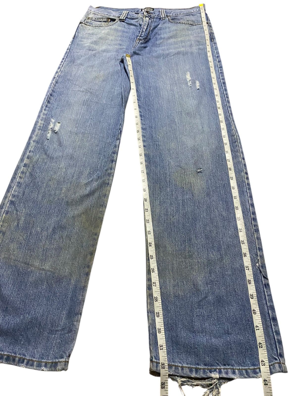 Japanese Brand Vtg Japanese Brand Barcedos Grunge Distressed Loose Jeans Size US 32 / EU 48 - 14 Thumbnail