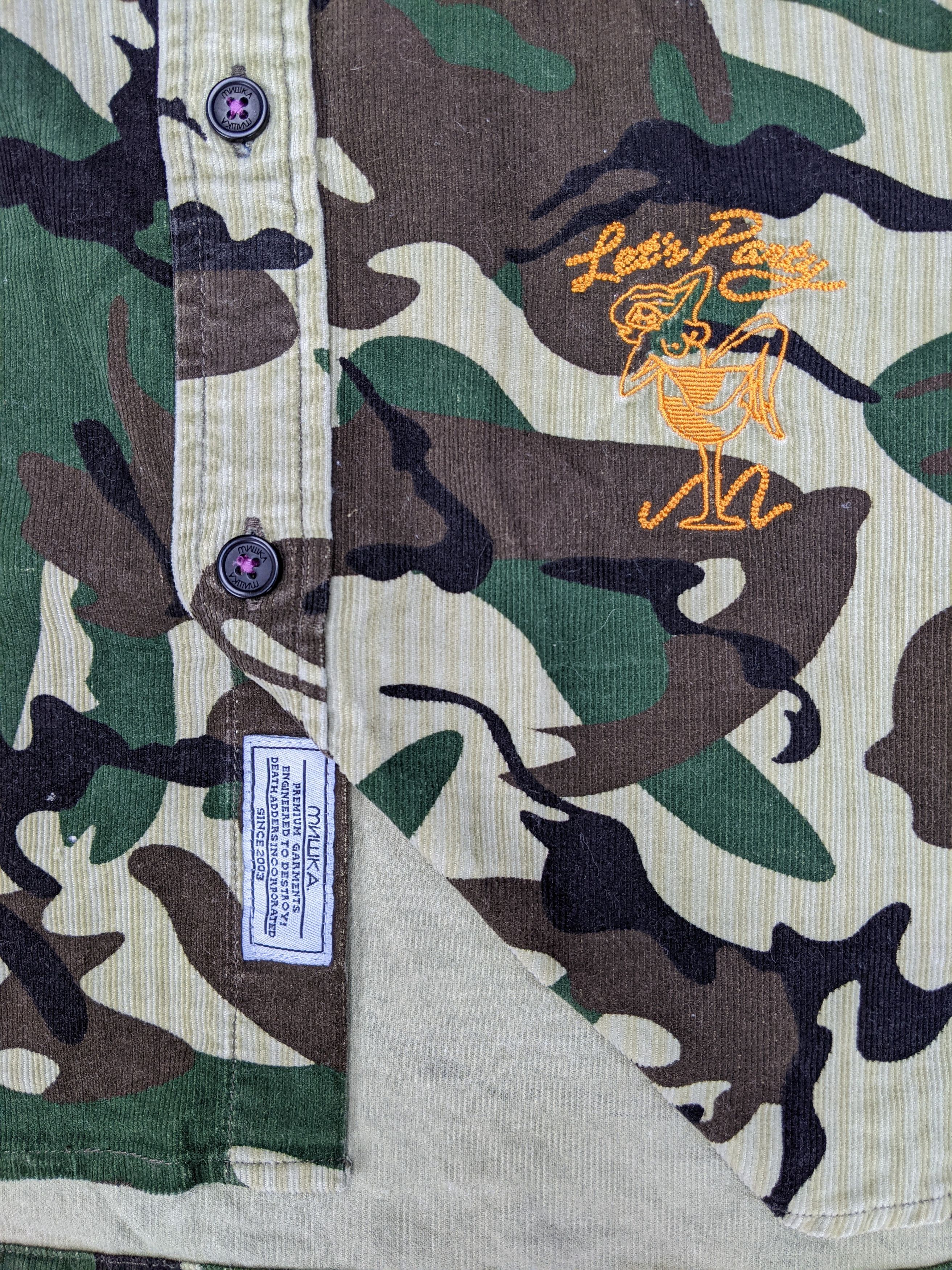 Mishka Mishka MNWKA Camouflage Button Shirt Size US L / EU 52-54 / 3 - 4 Thumbnail