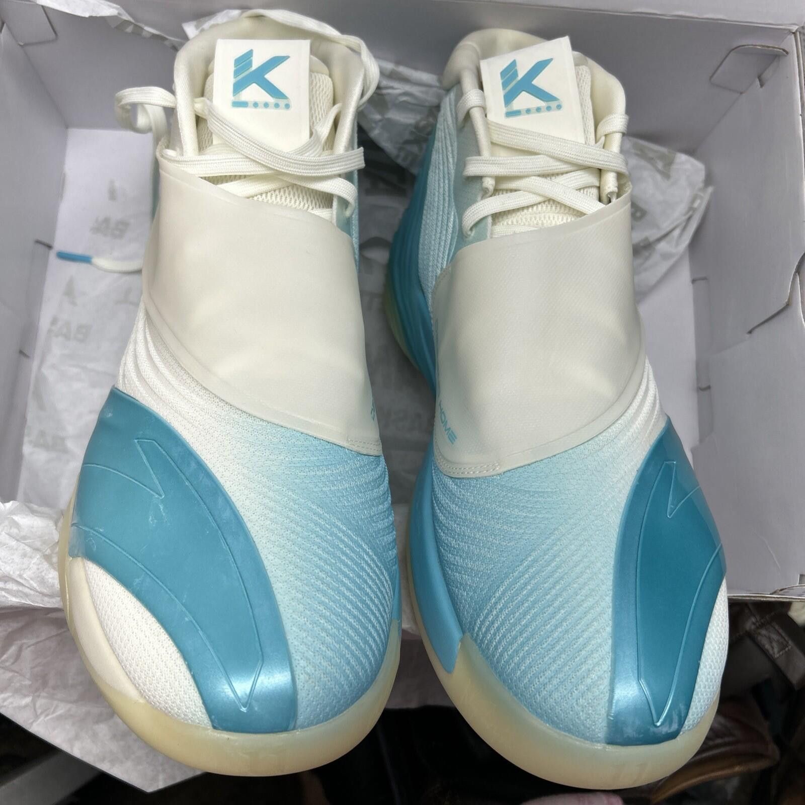 Anti Social Social Club ANTA KAI 1 Kyrie Irving Ice Blue Sz.15 Home Basketball Shoes Size US 15 / EU 48 - 3 Thumbnail