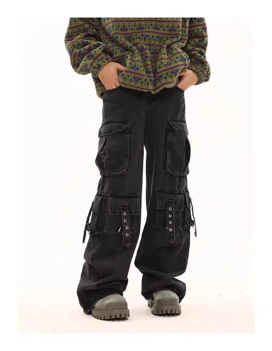 Designer × Japanese Brand Vintage Streetwear Hip Hop Loose Casual Pants Size US 33 - 2 Thumbnail