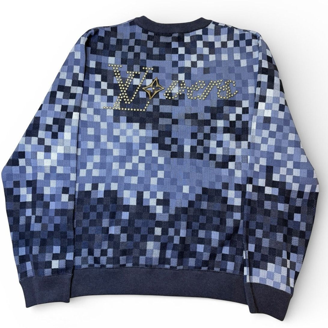 Louis Vuitton LV 'Lovers' Damoflage Jacquard Pullover | New With Tags Size US S / EU 44-46 / 1 - 2 Thumbnail